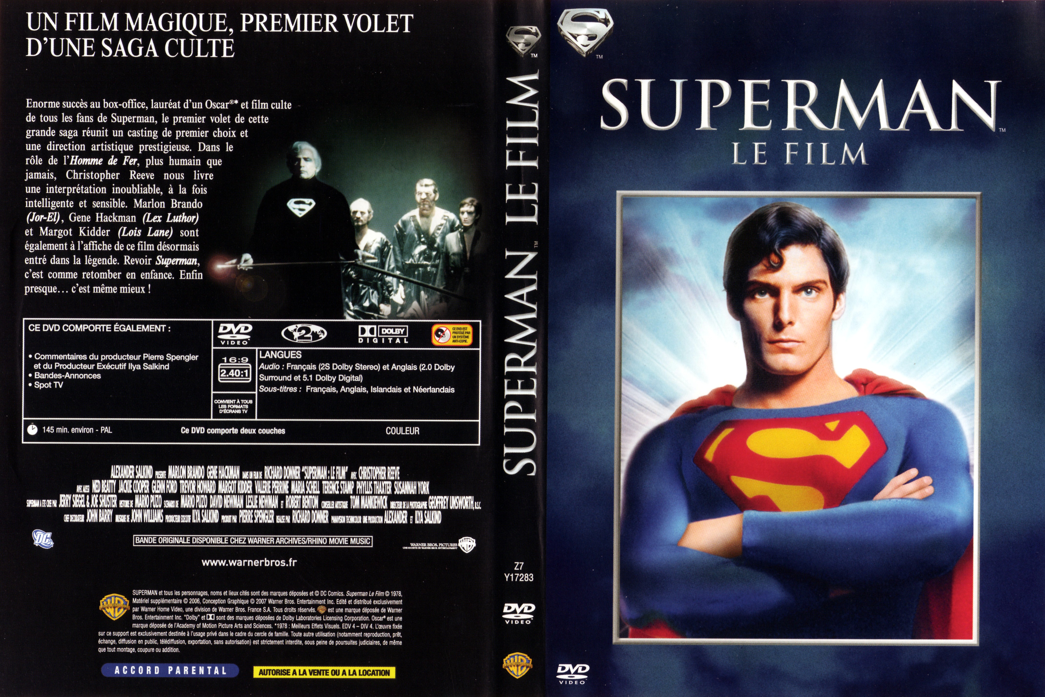 Jaquette DVD Superman v3