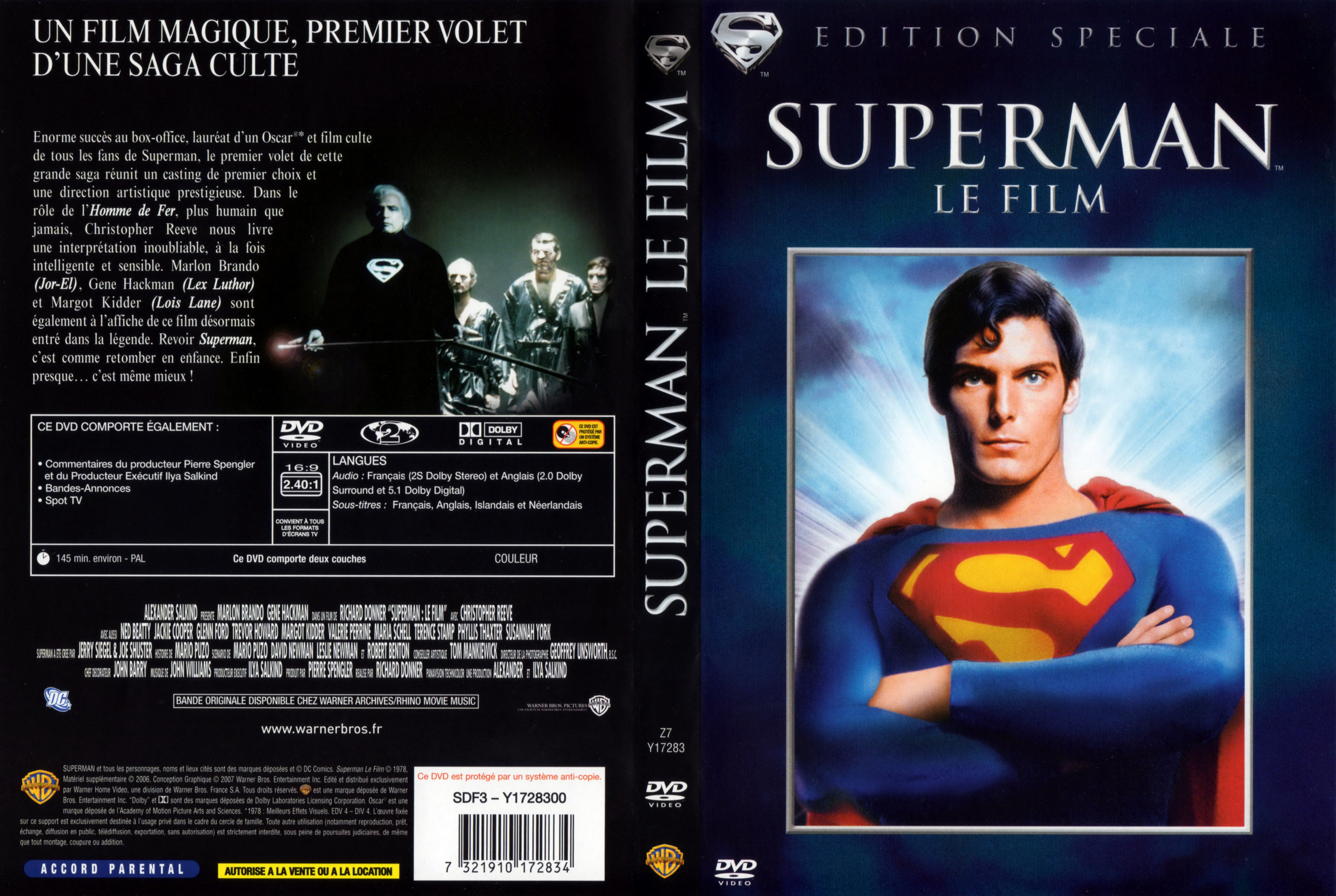 Jaquette DVD Superman v4