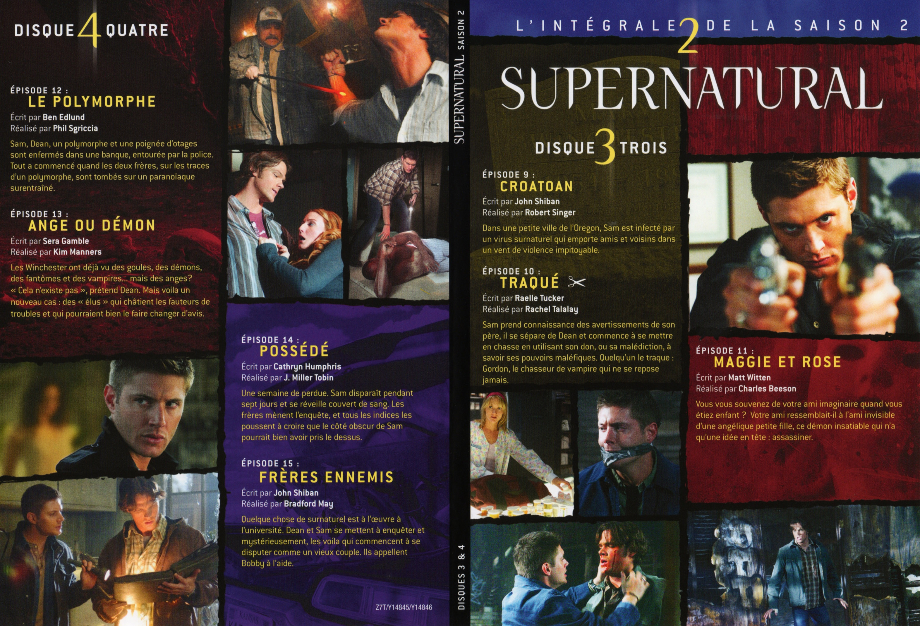 Jaquette DVD Supernatural Saison 2 DVD 2