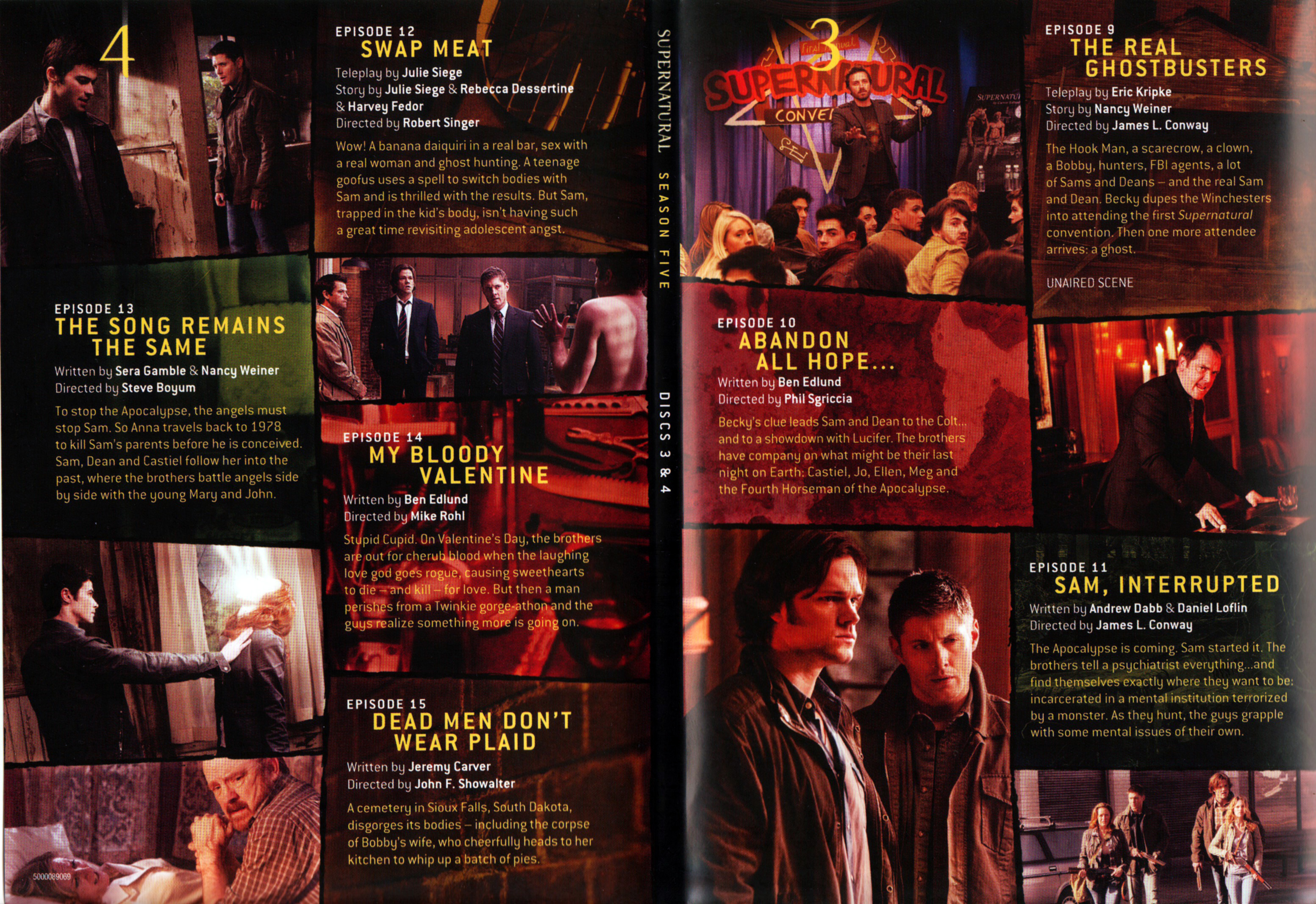 Jaquette DVD Supernatural Saison 5 DVD 2