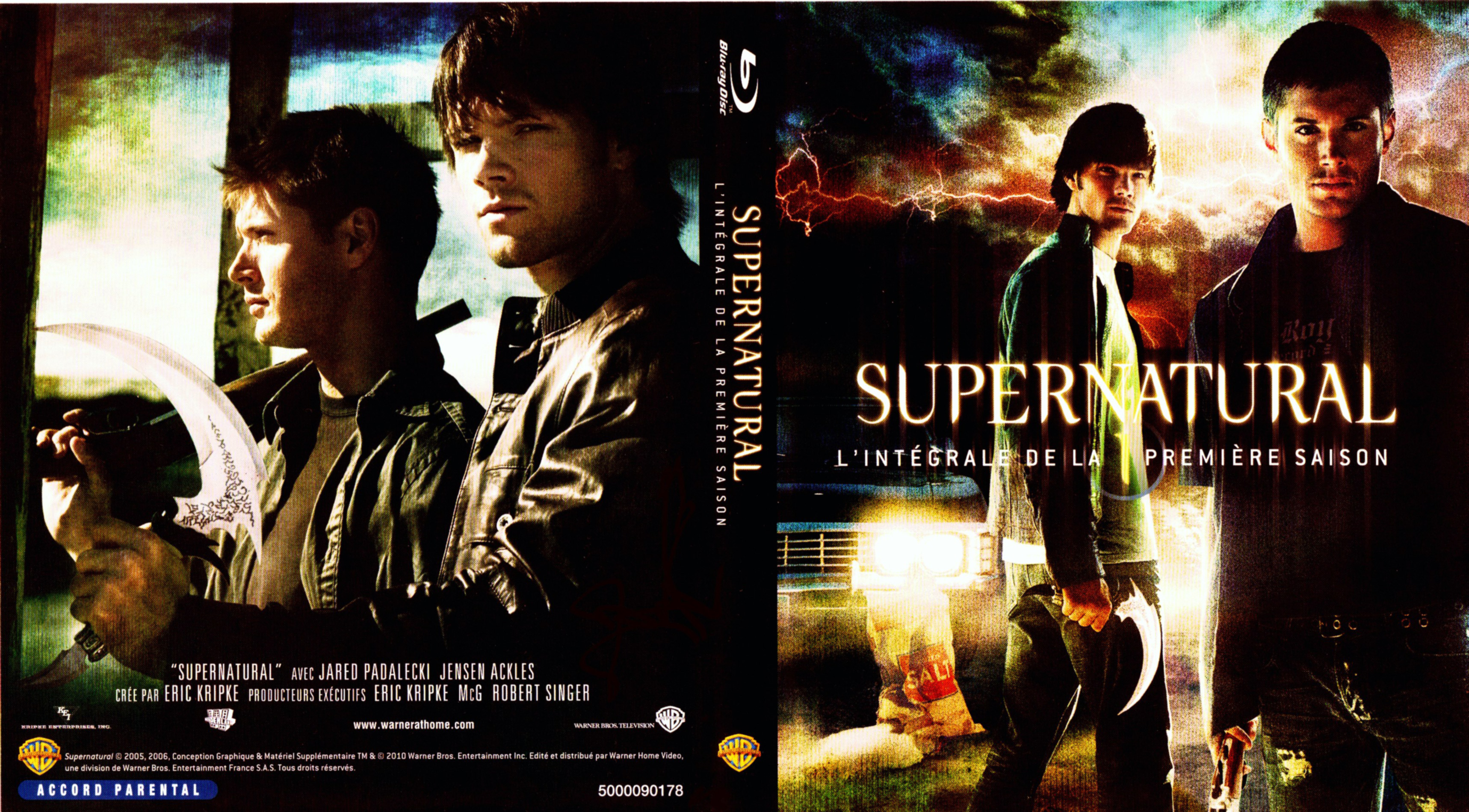 Jaquette DVD Supernatural saison 1 COFFRET (BLU-RAY)