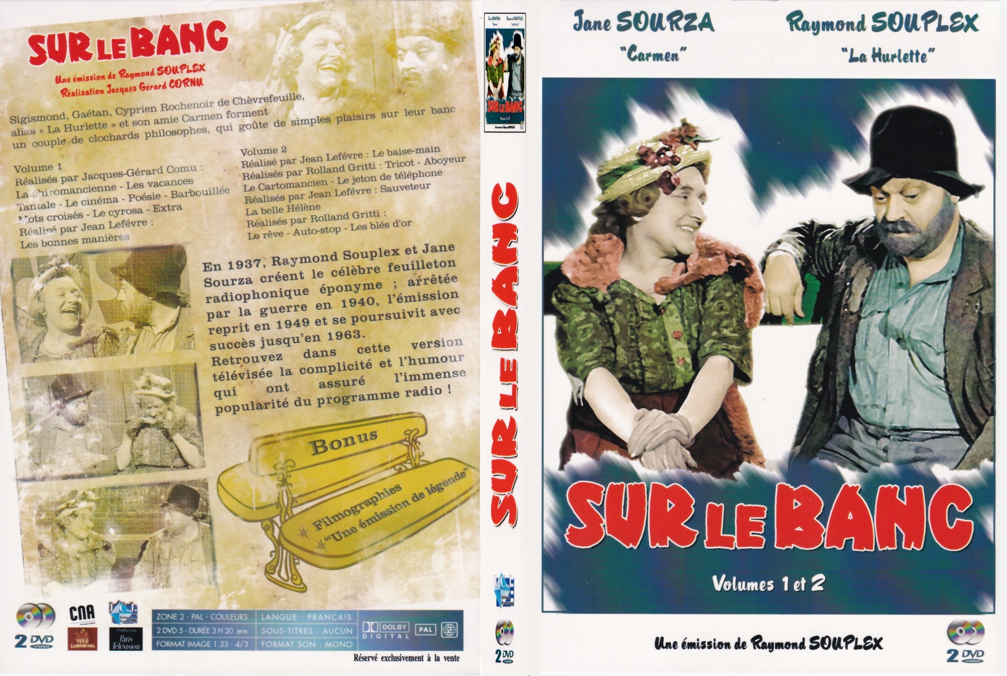 Jaquette DVD Sur Le Banc (Srie TV)