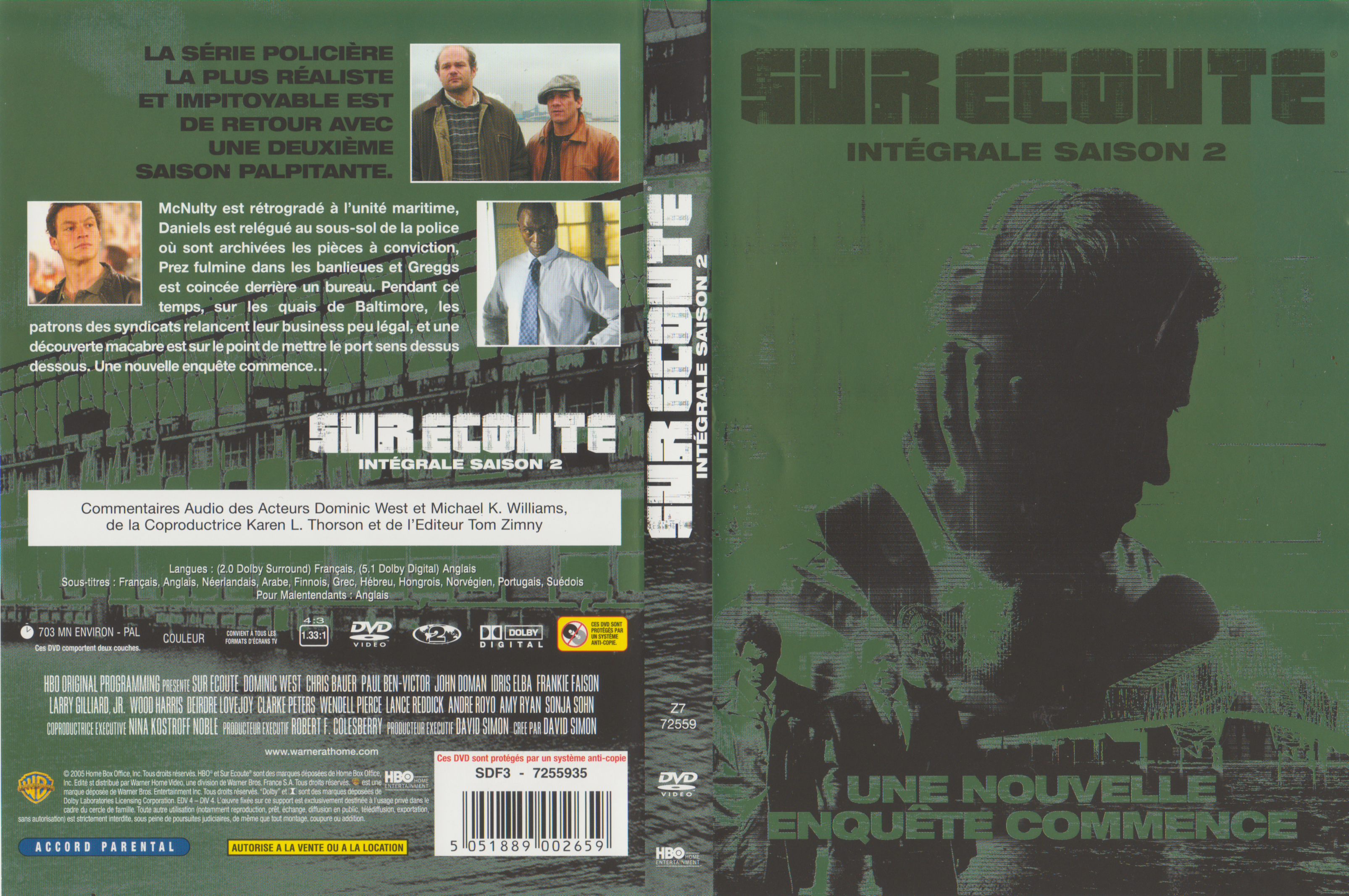 Jaquette DVD Sur coute Saison 02