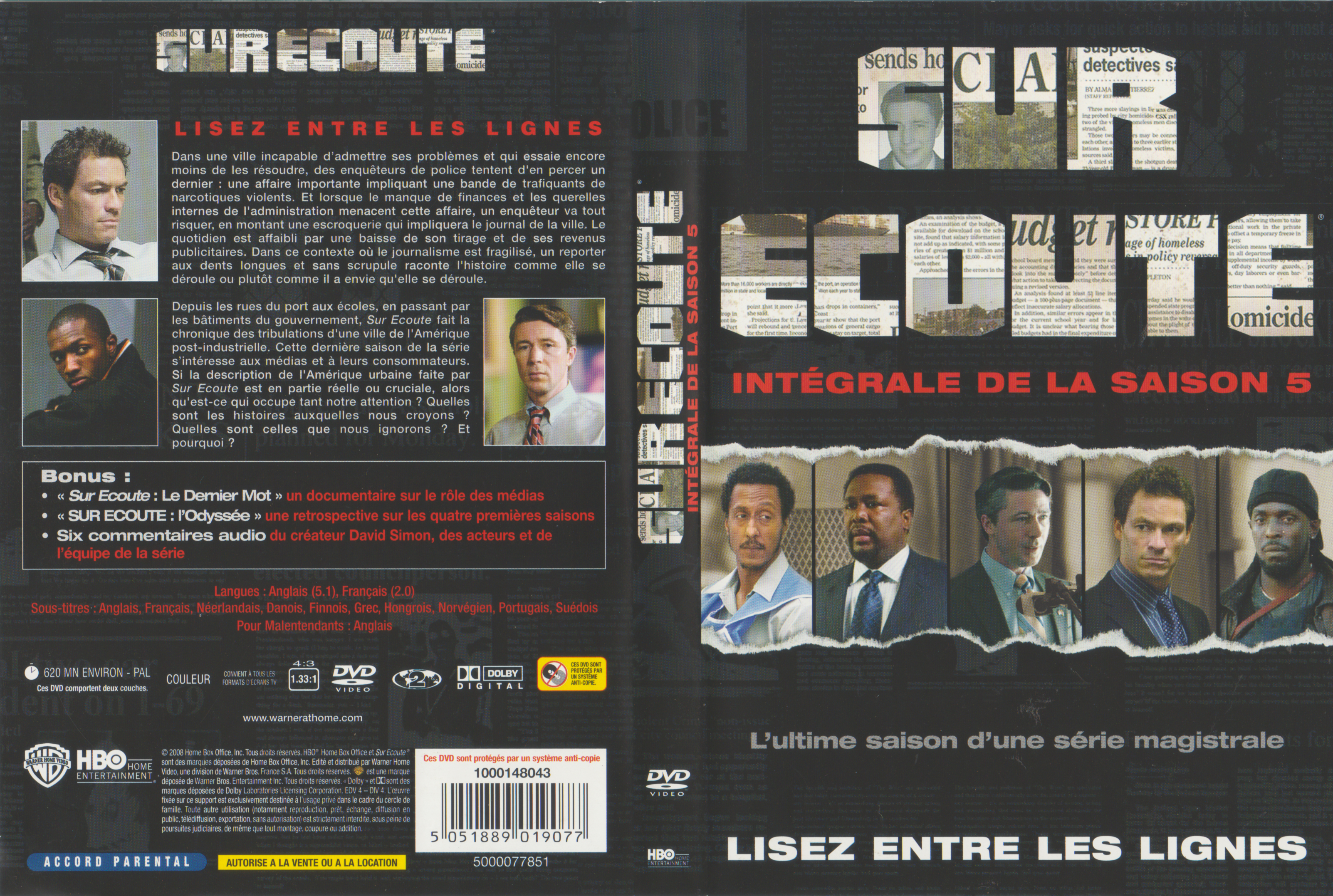 Jaquette DVD Sur coute saison 05