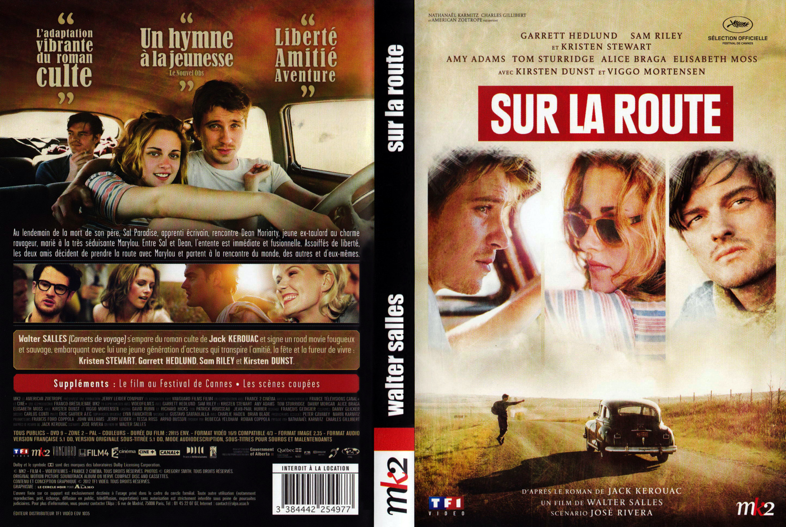 Jaquette DVD Sur la route