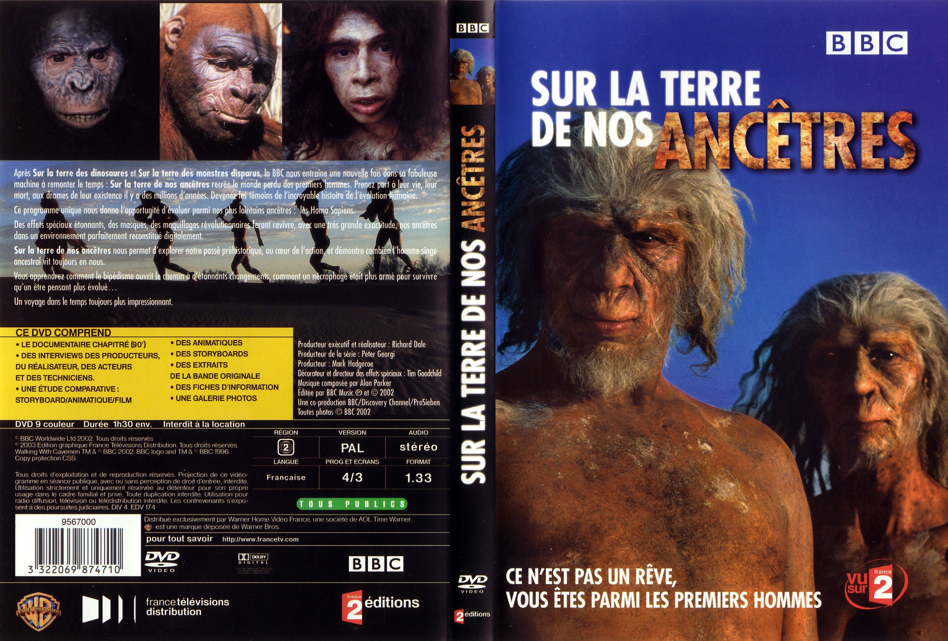 Jaquette DVD Sur la terre de nos ancetres