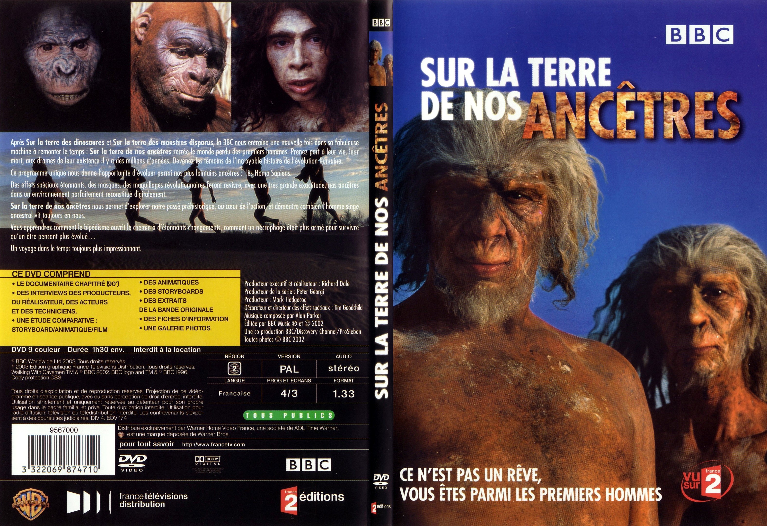 Jaquette DVD Sur la terre de nos anctres - SLIM