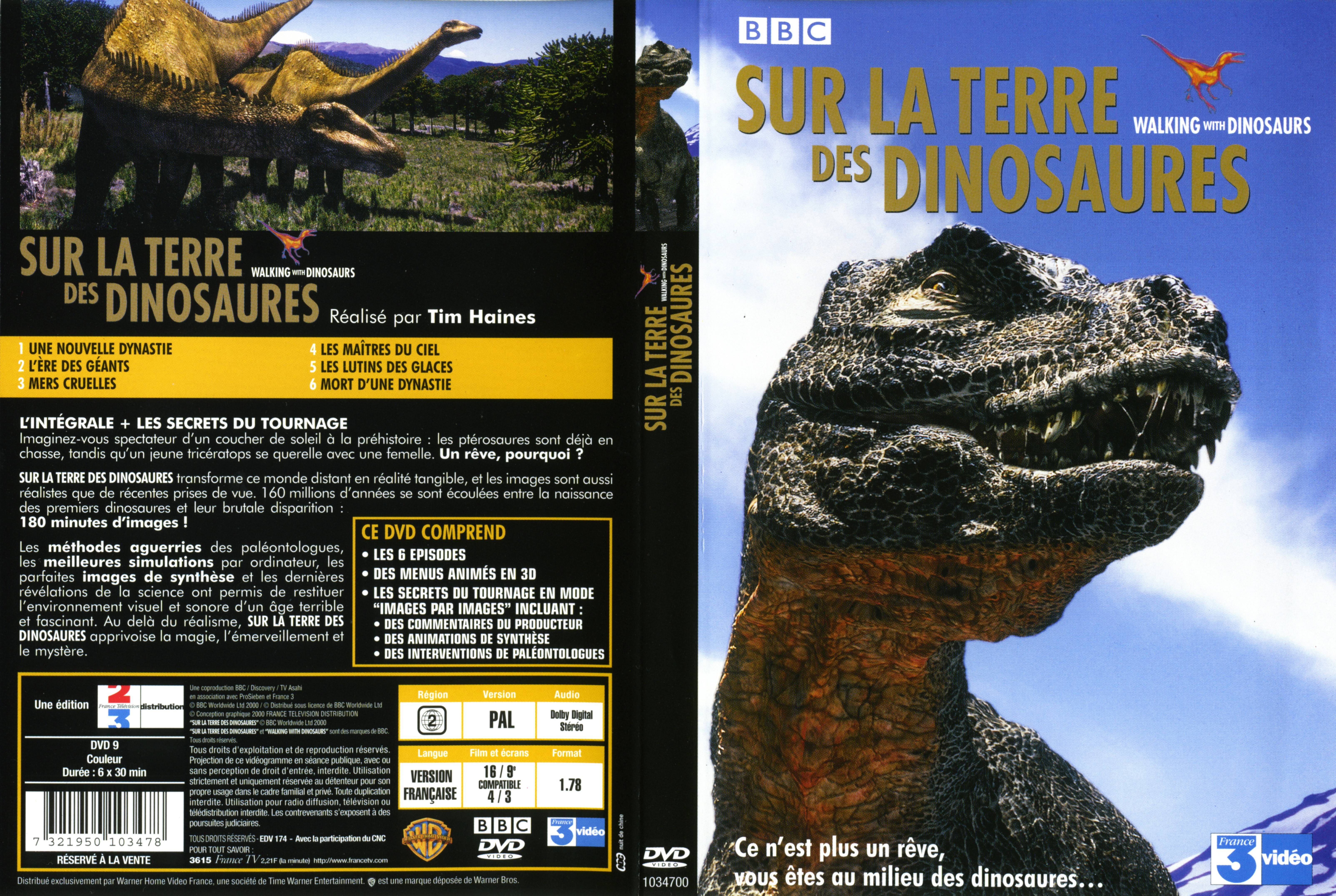 Jaquette DVD Sur la terre des dinosaures