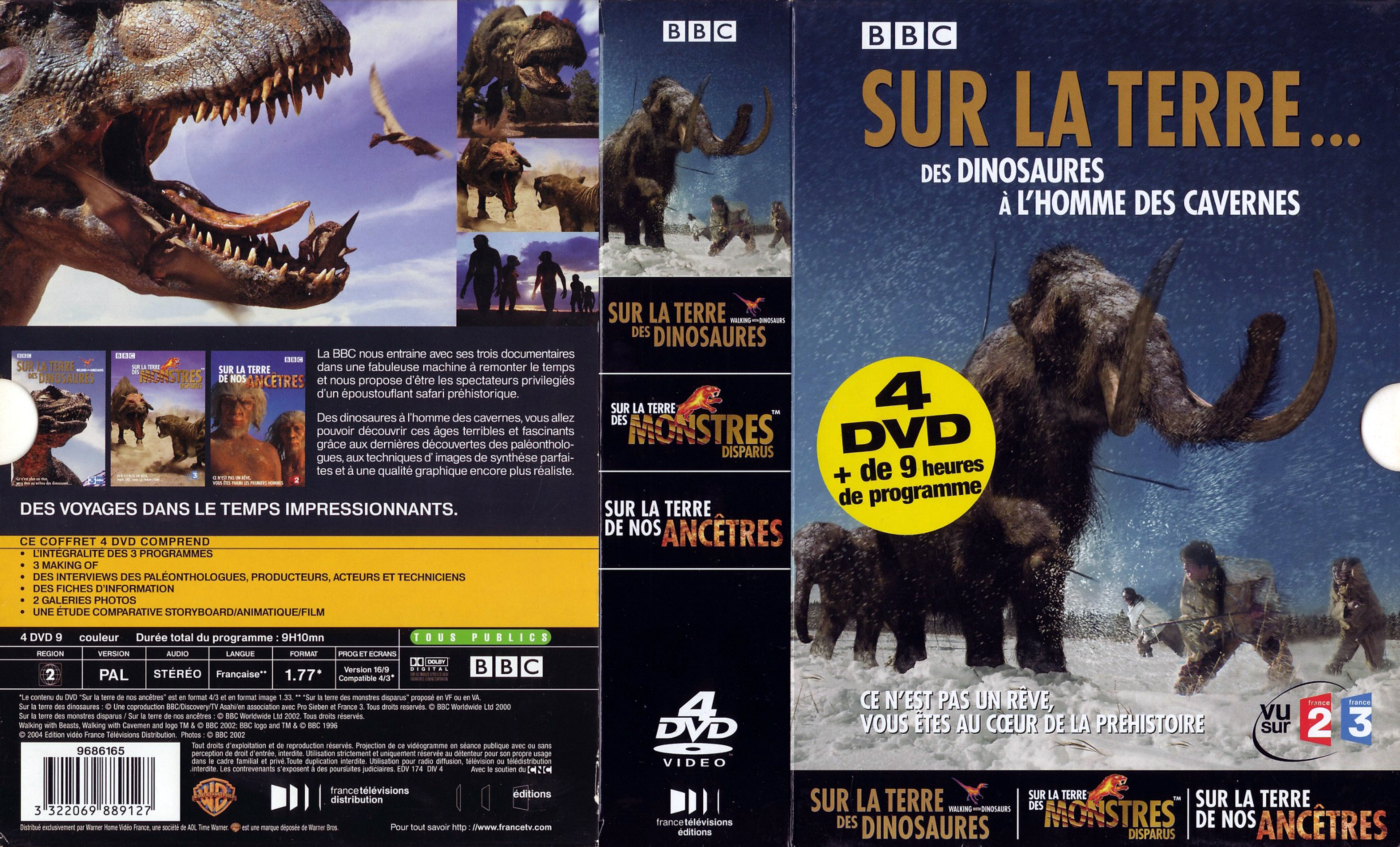 Jaquette DVD Sur la terre des dinosaures a l