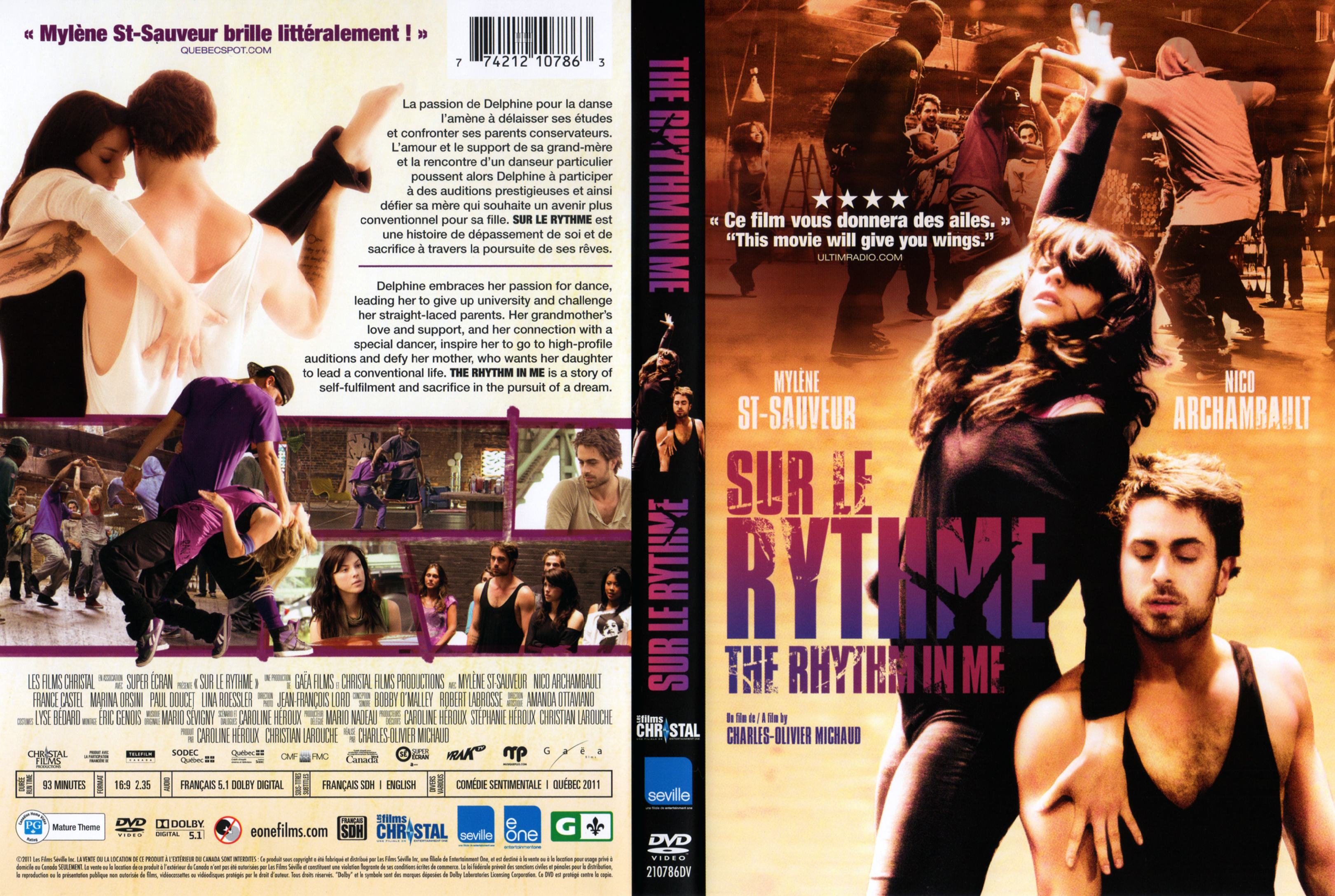 Jaquette DVD Sur le rythme (Canadienne)