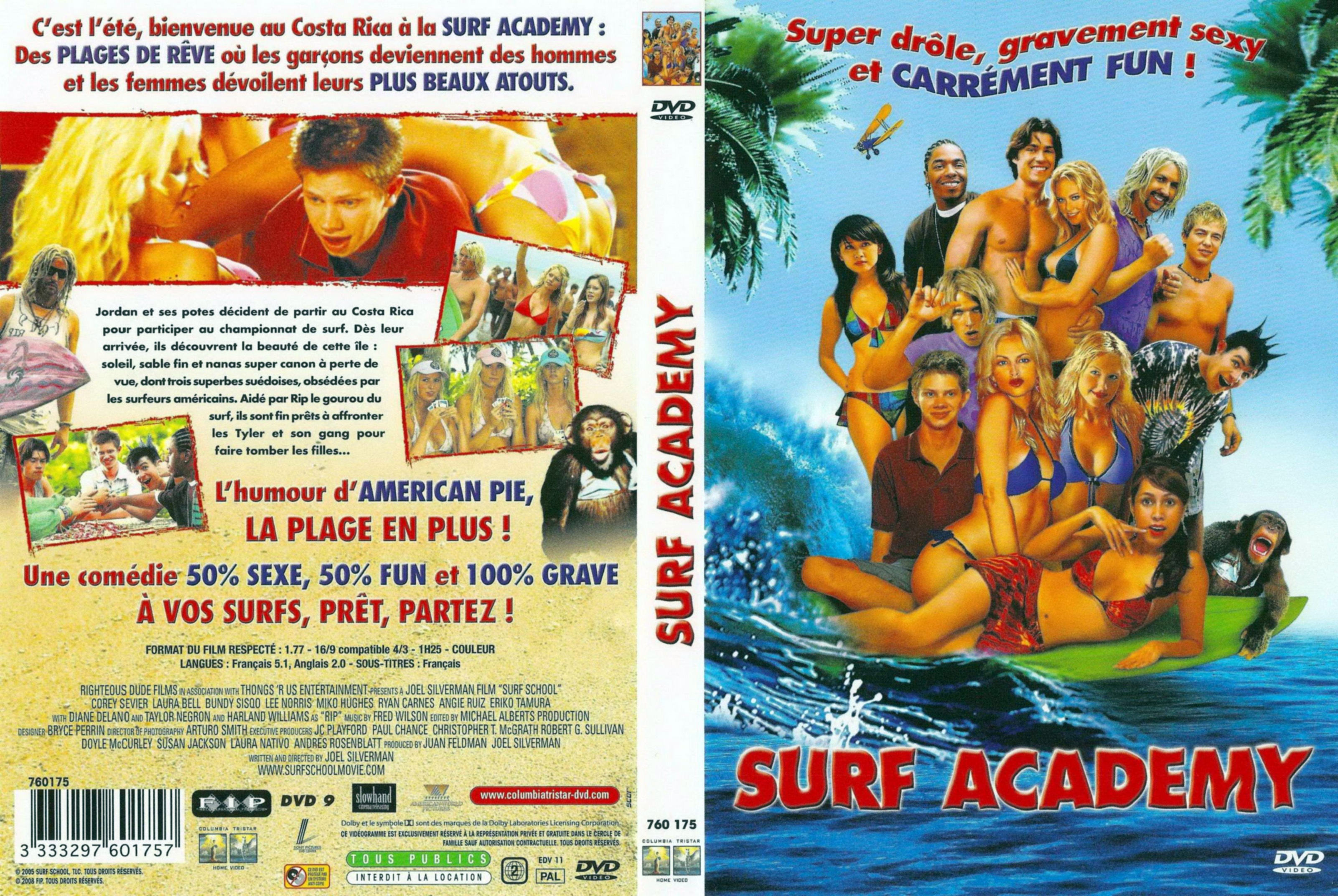 Jaquette DVD Surf academy v2