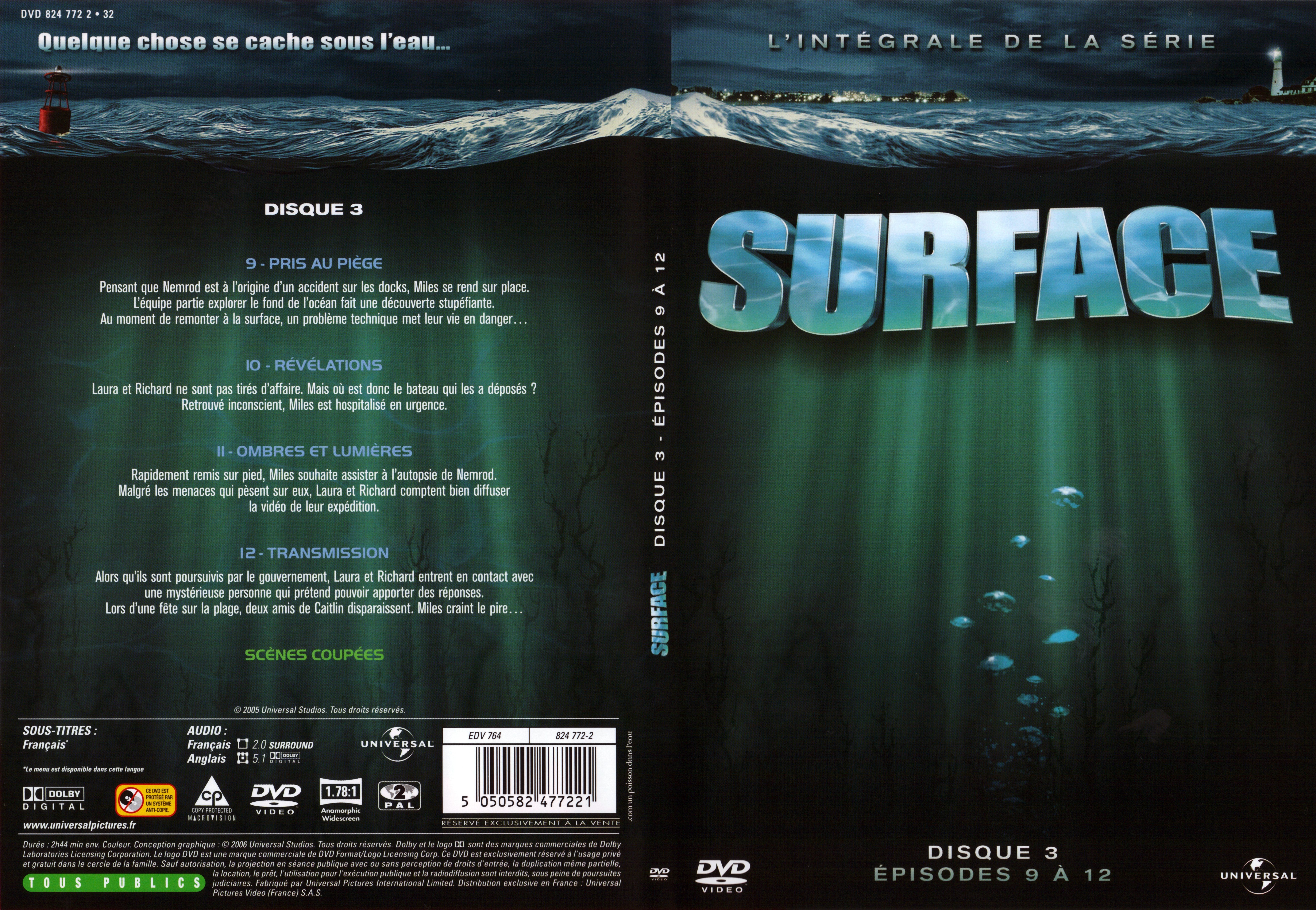 Jaquette DVD Surface l