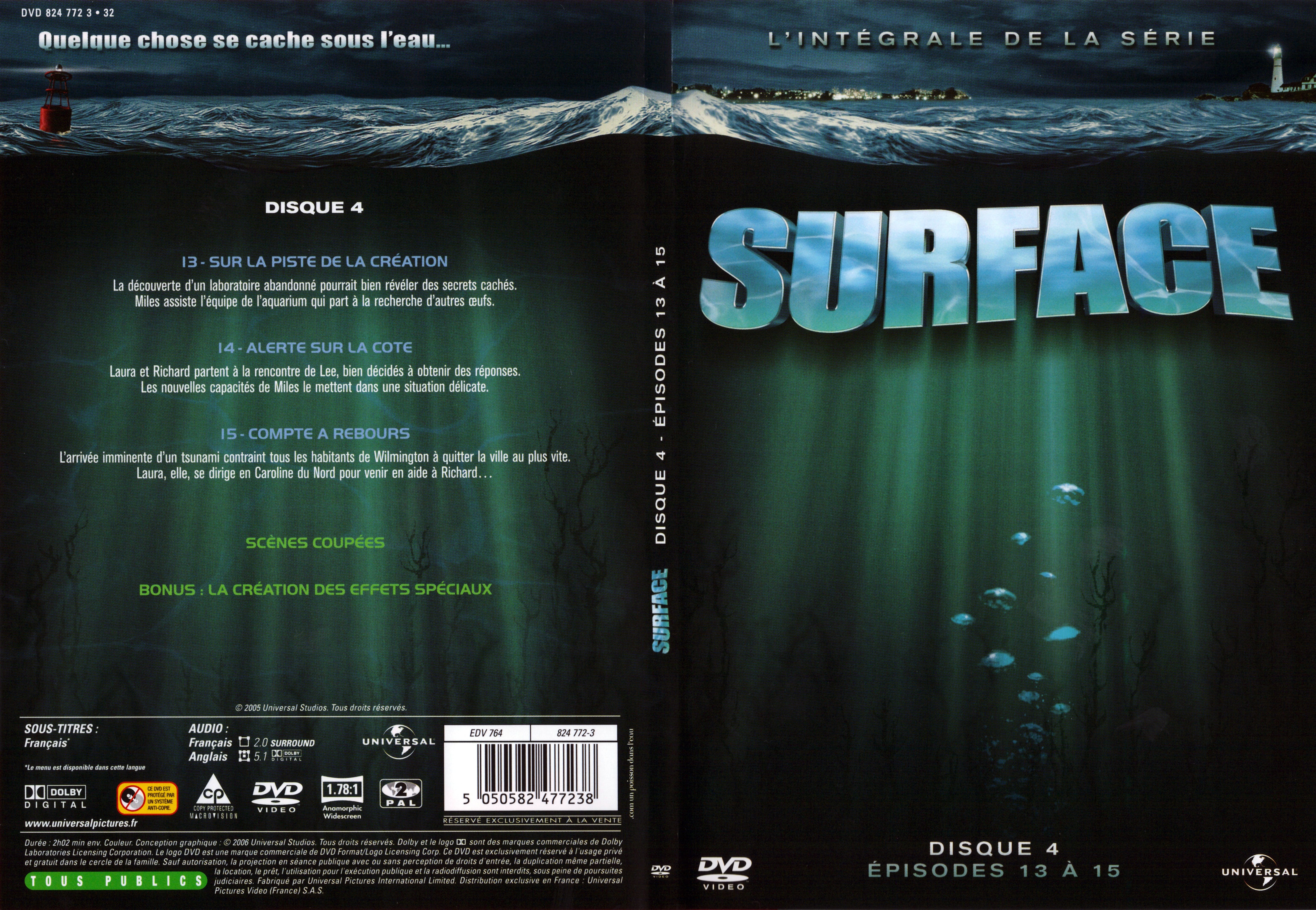 Jaquette DVD Surface l