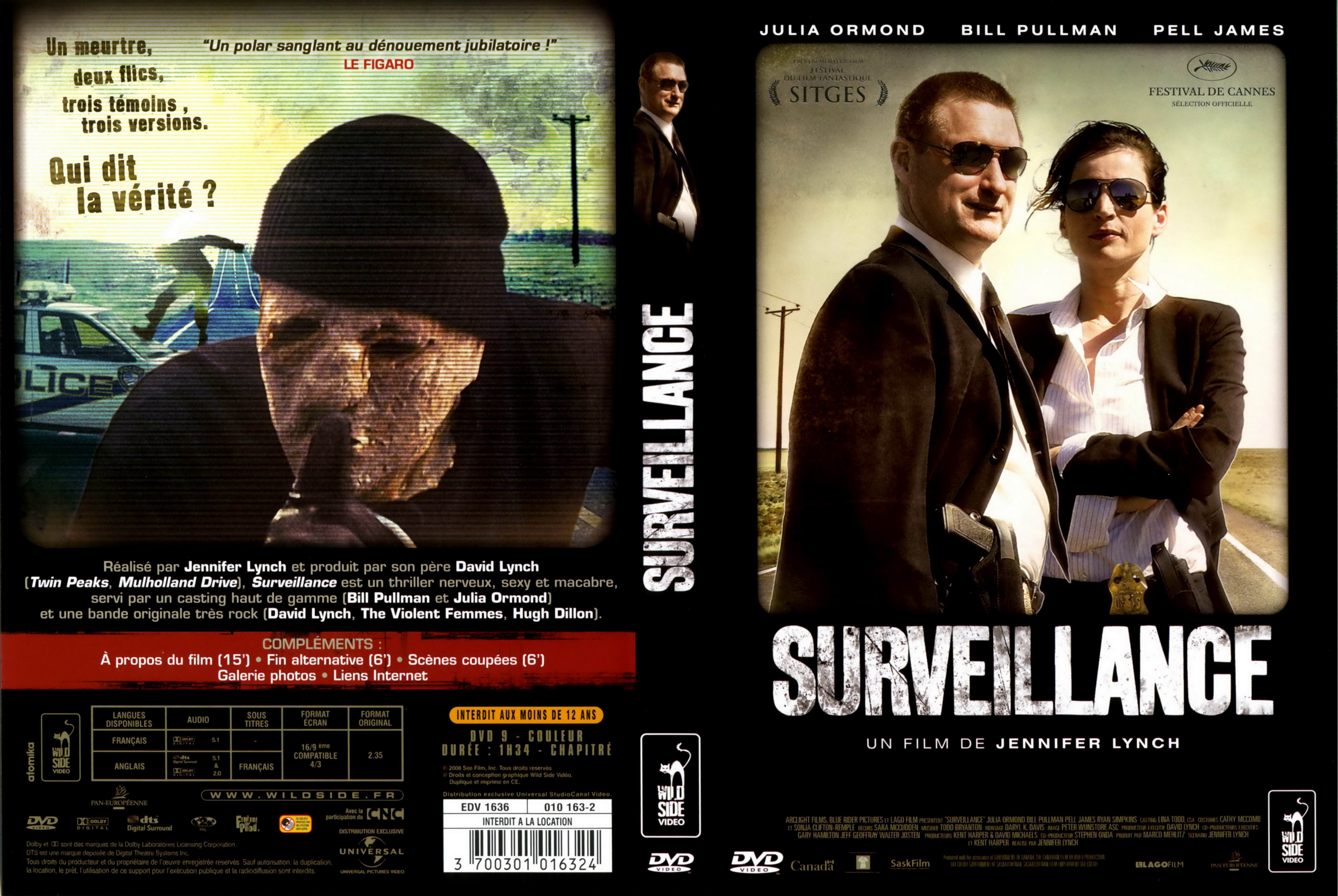 Jaquette DVD Surveillance