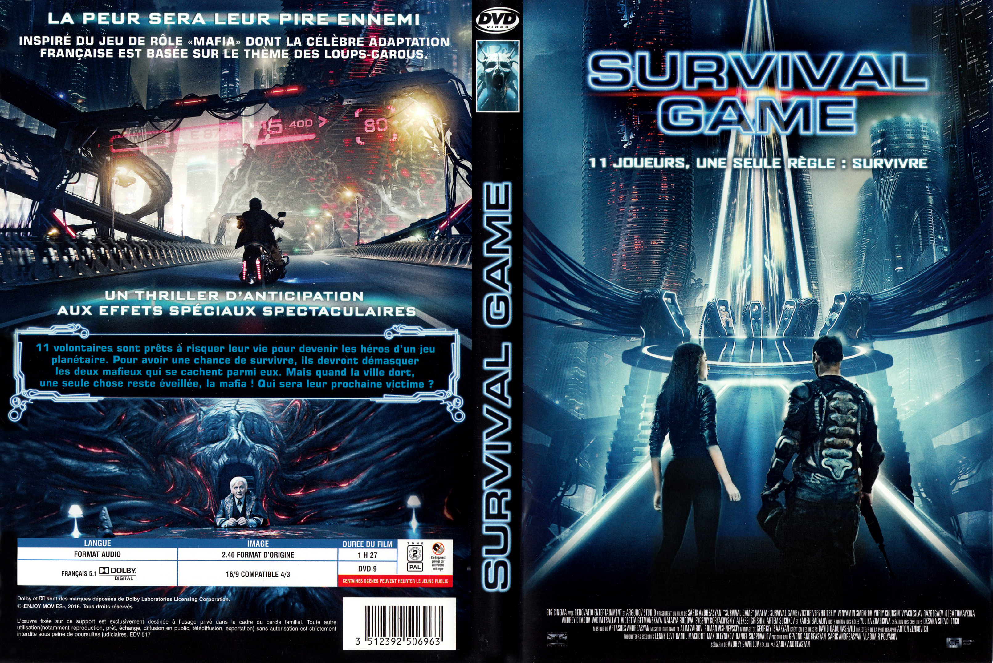 Jaquette DVD Survival game