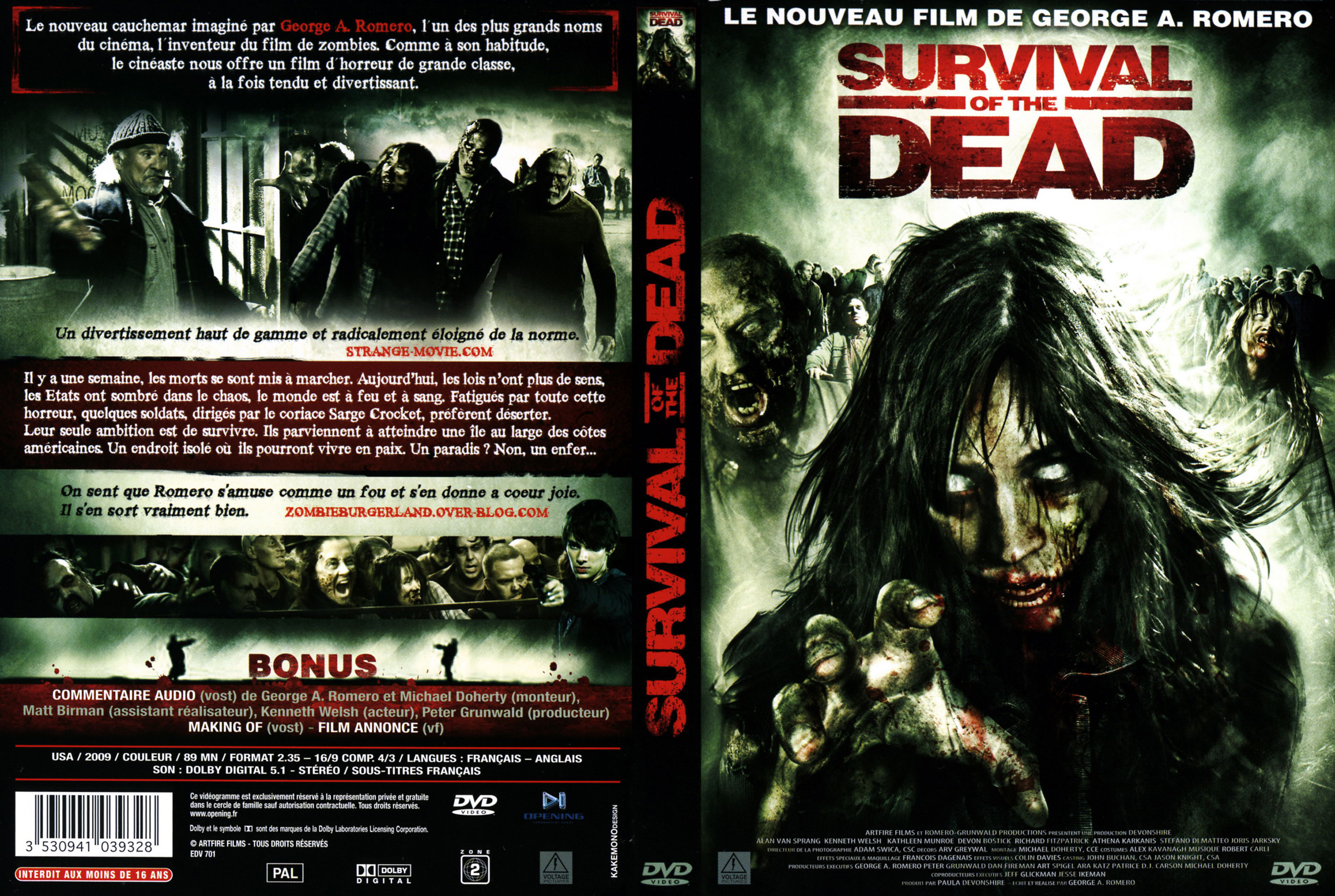 Jaquette DVD Survival of the dead