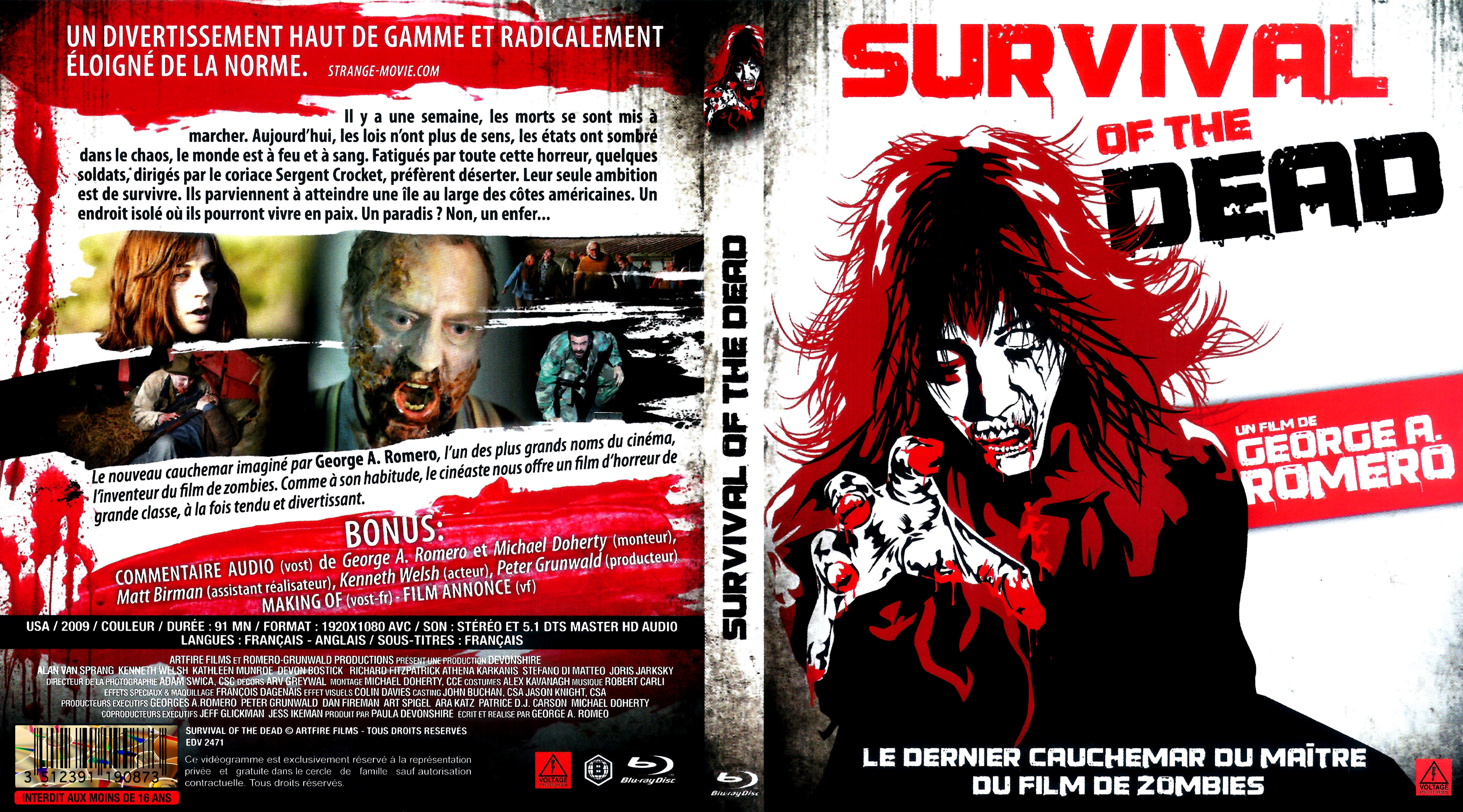 Jaquette DVD Survival of the dead (BLU-RAY) v2