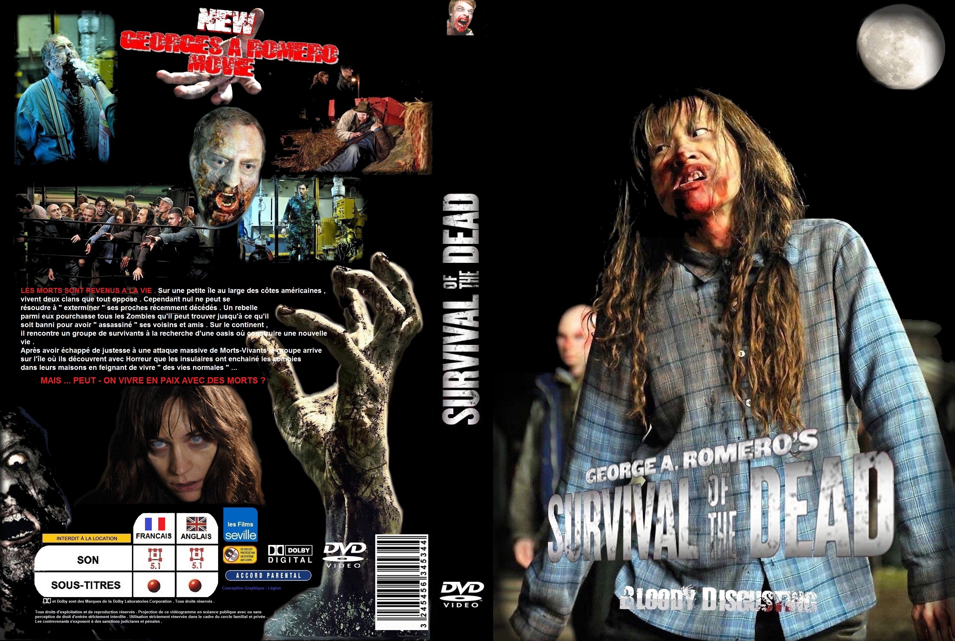 Jaquette DVD Survival of the dead custom