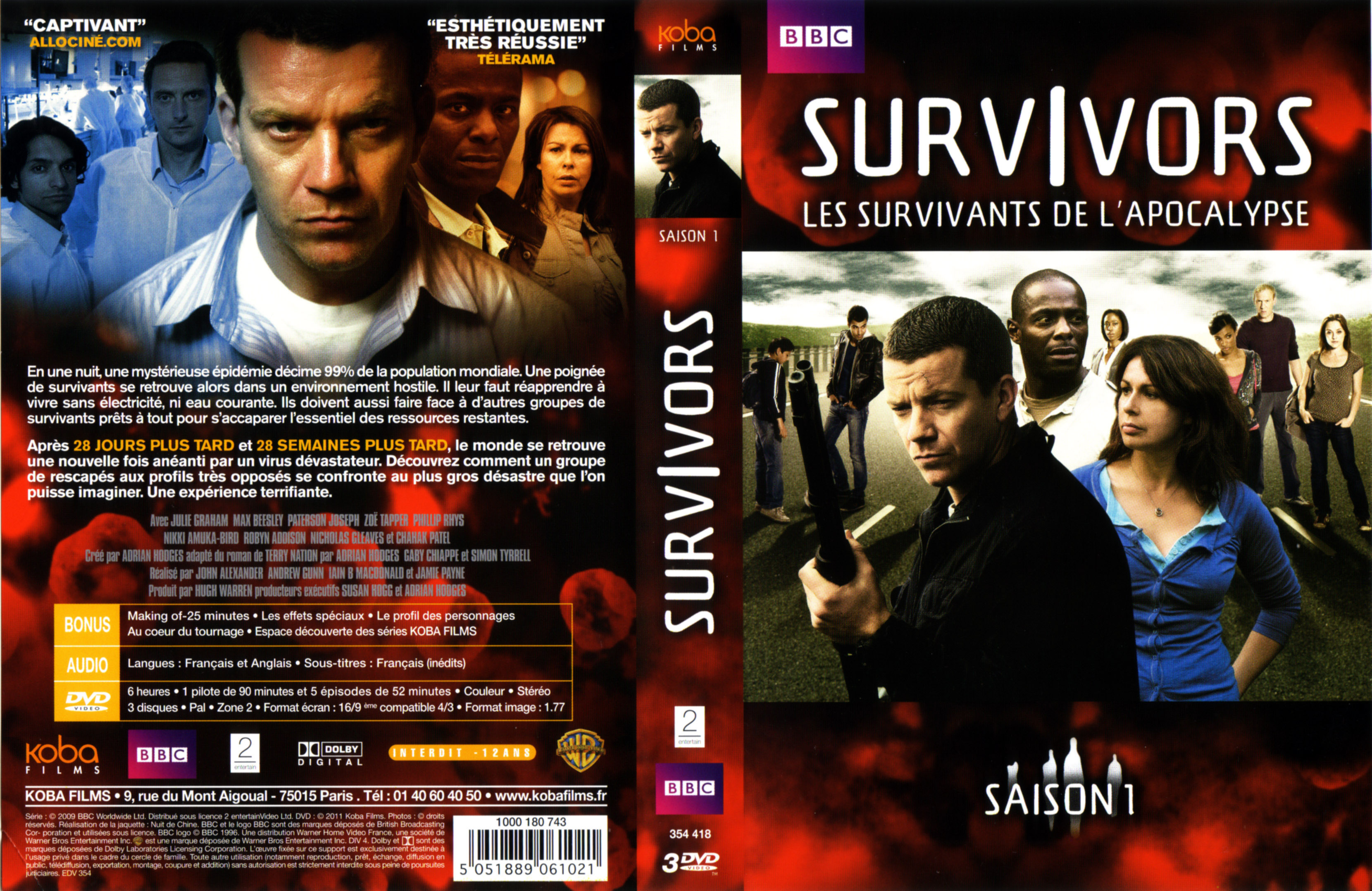 Jaquette DVD Survivors Saison 1