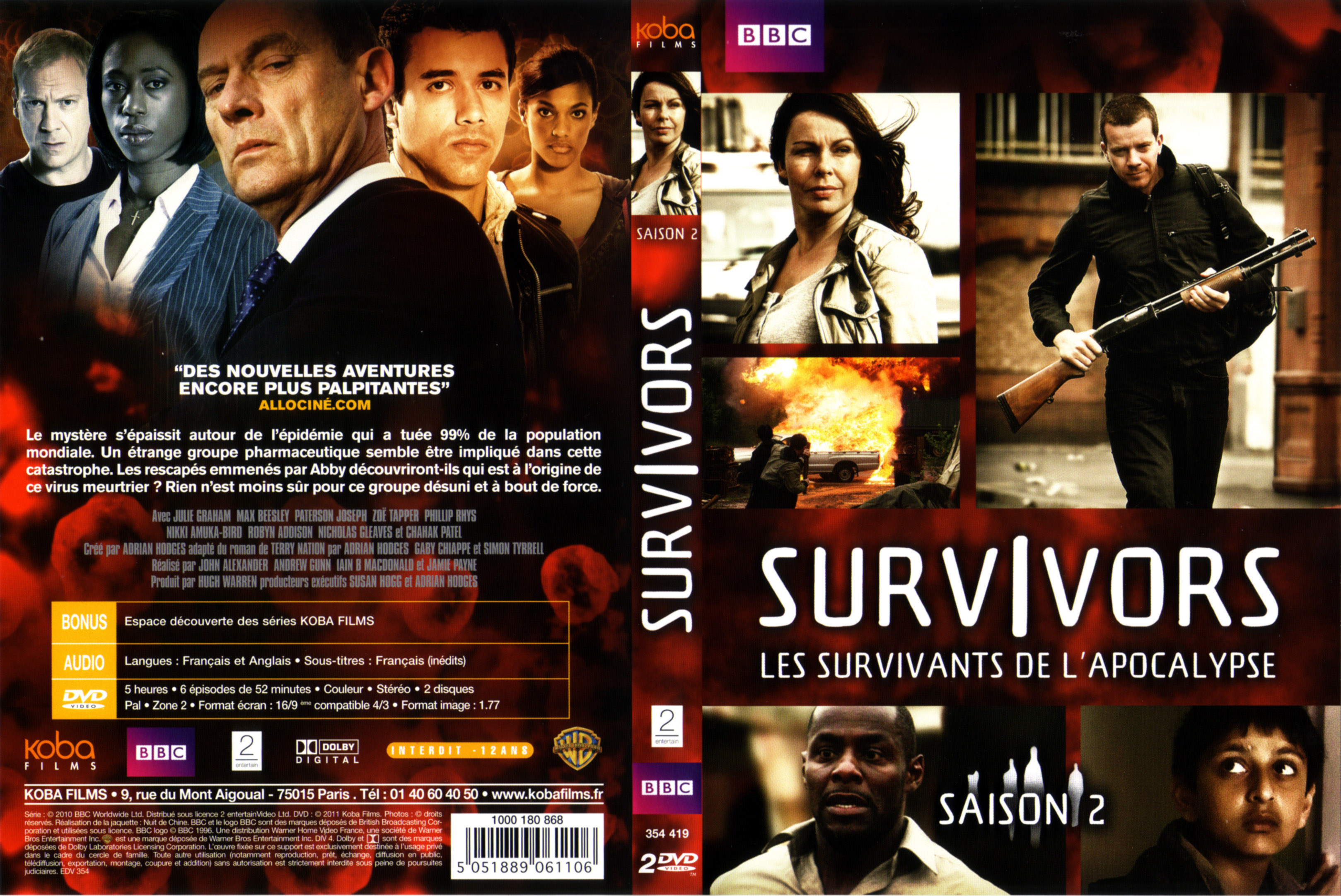 Jaquette DVD Survivors Saison 2