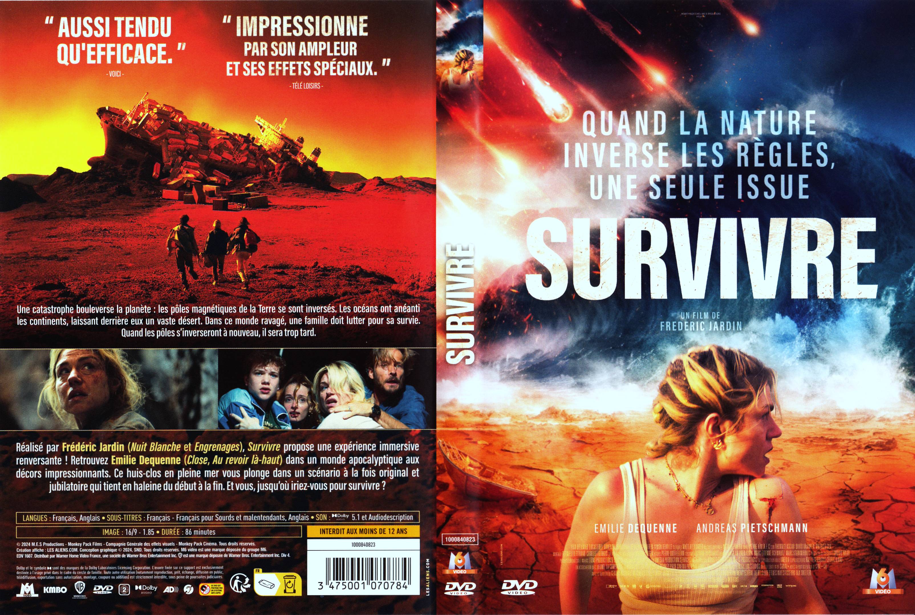 Jaquette DVD Survivre (2024)