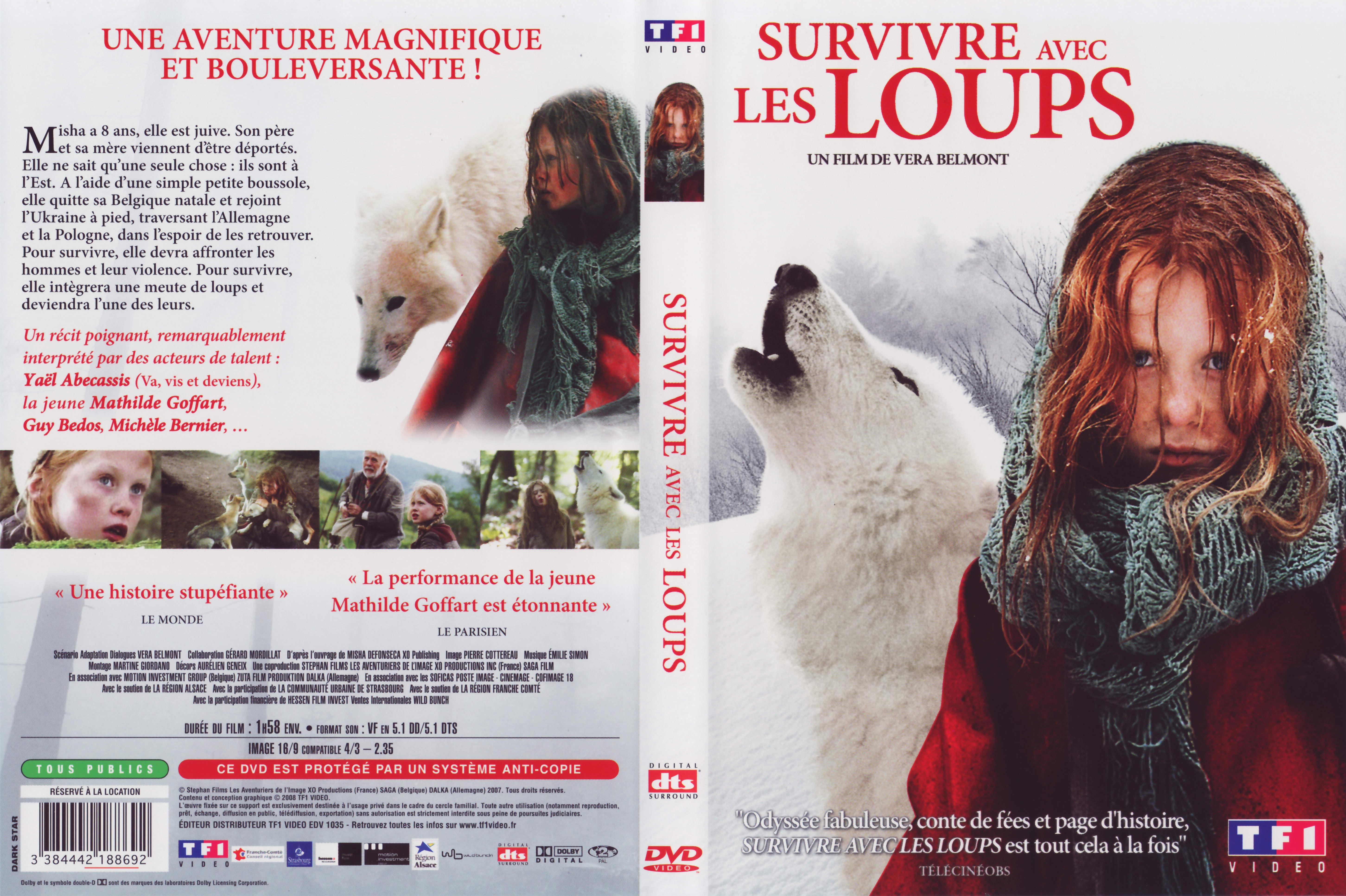 Jaquette DVD Survivre avec les loups v2