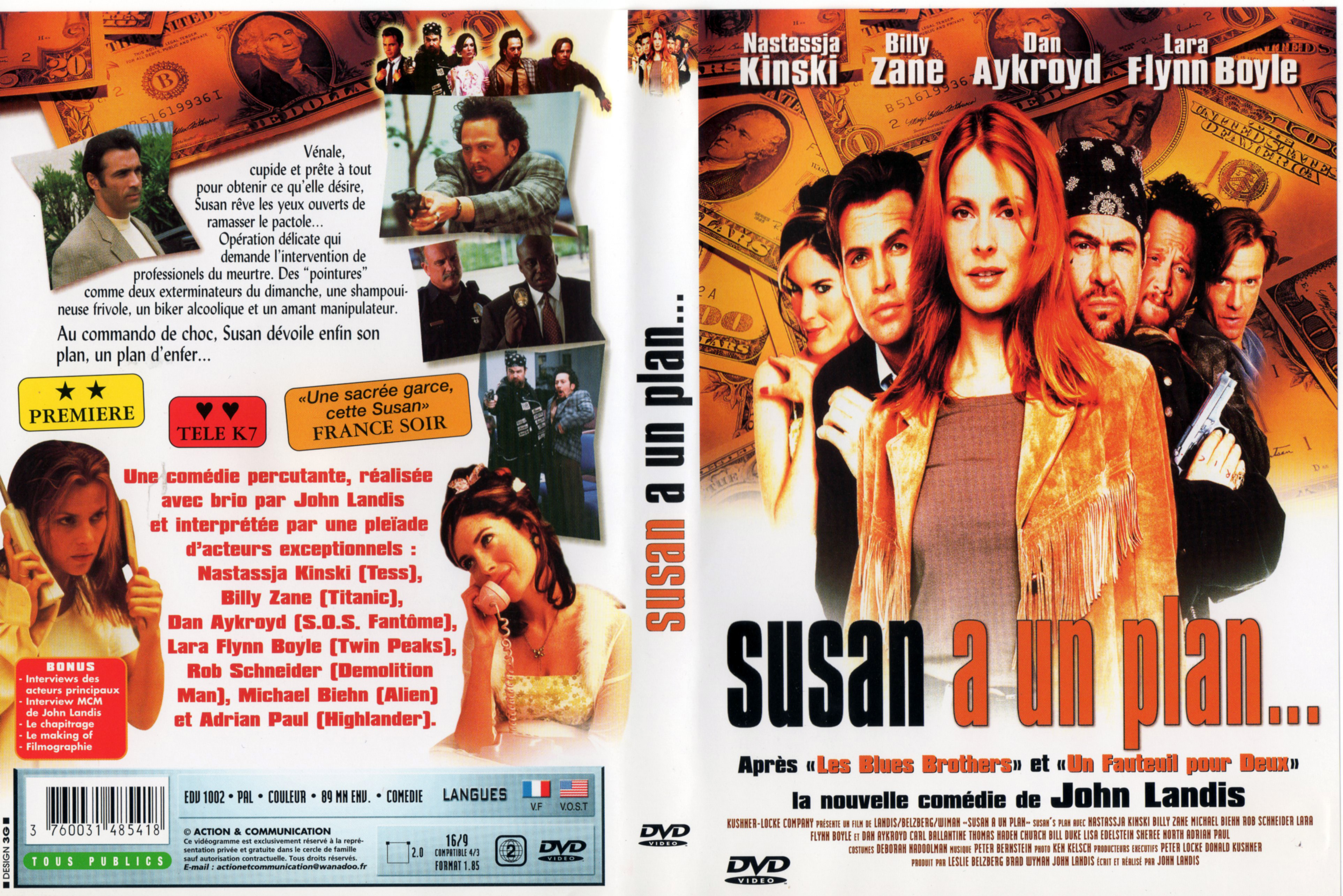 Jaquette DVD Susan a un plan