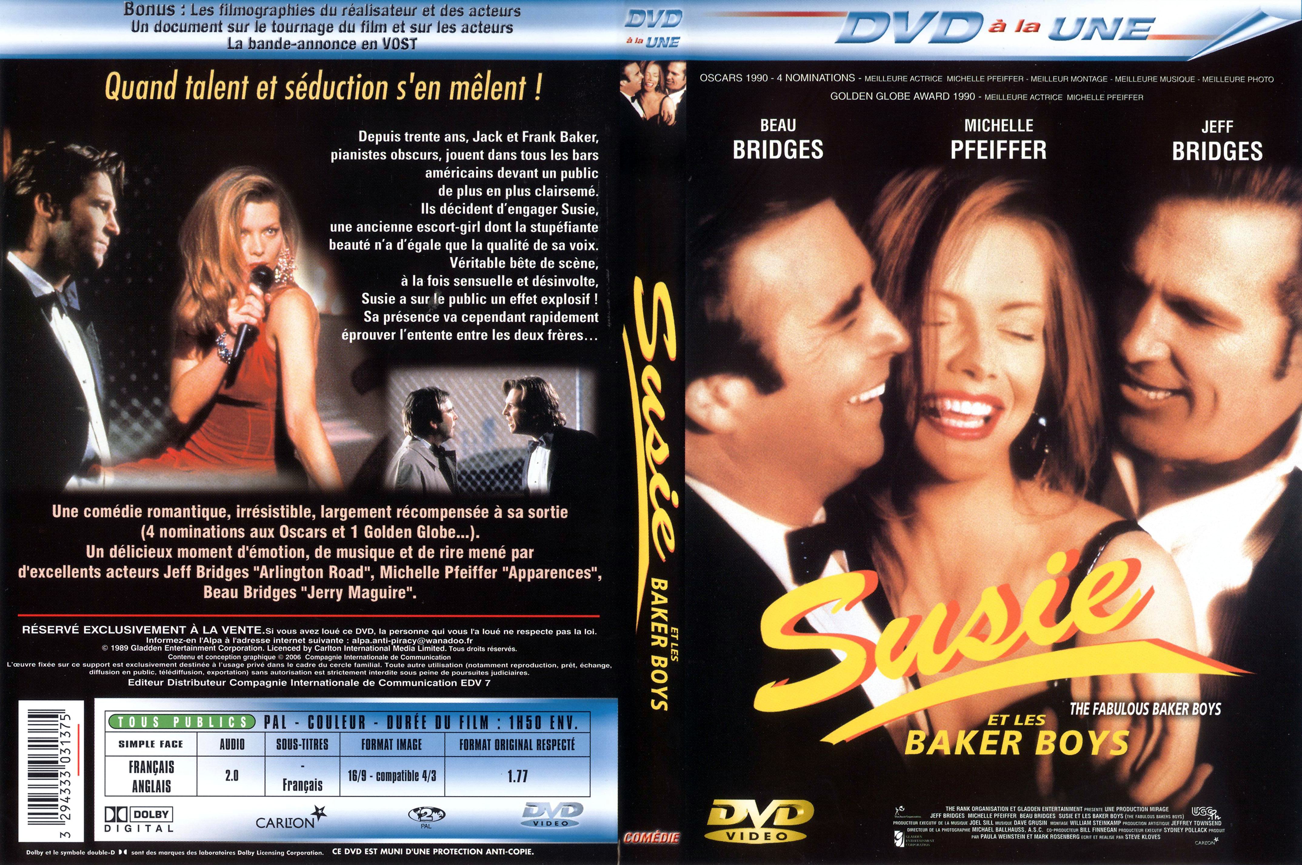 Jaquette DVD Susie et les baker boys