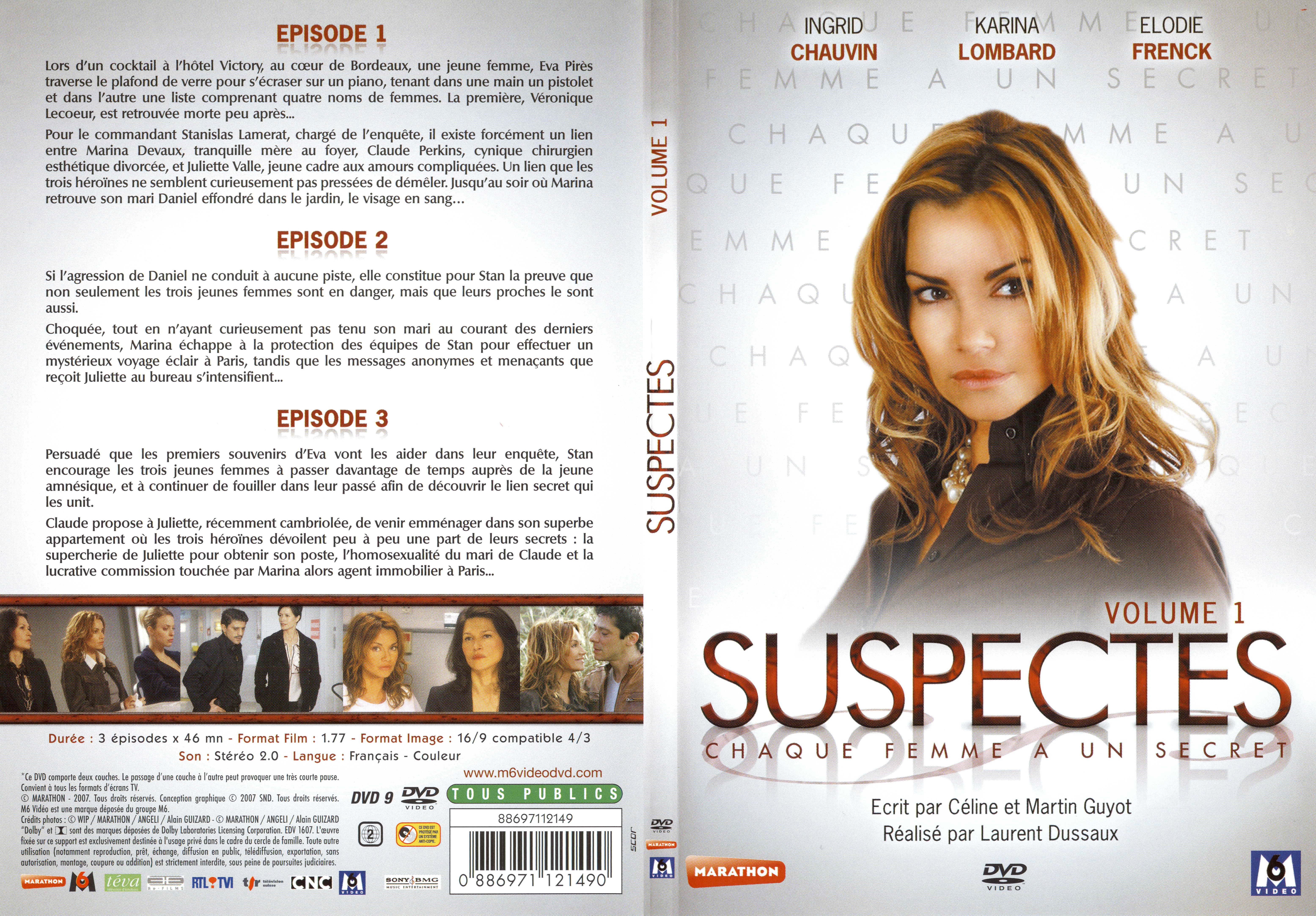 Jaquette DVD Suspectes vol 1