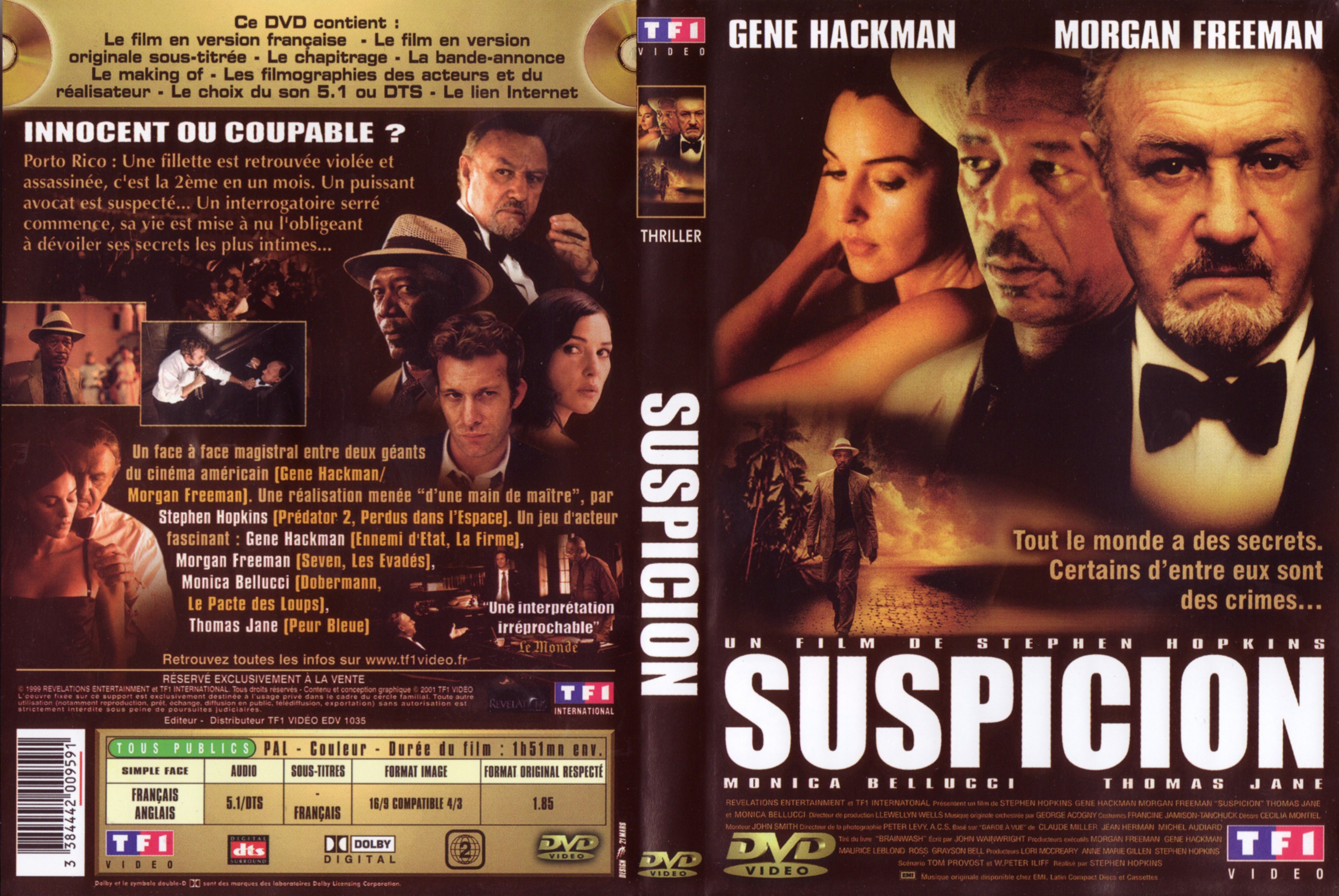 Jaquette DVD Suspicion