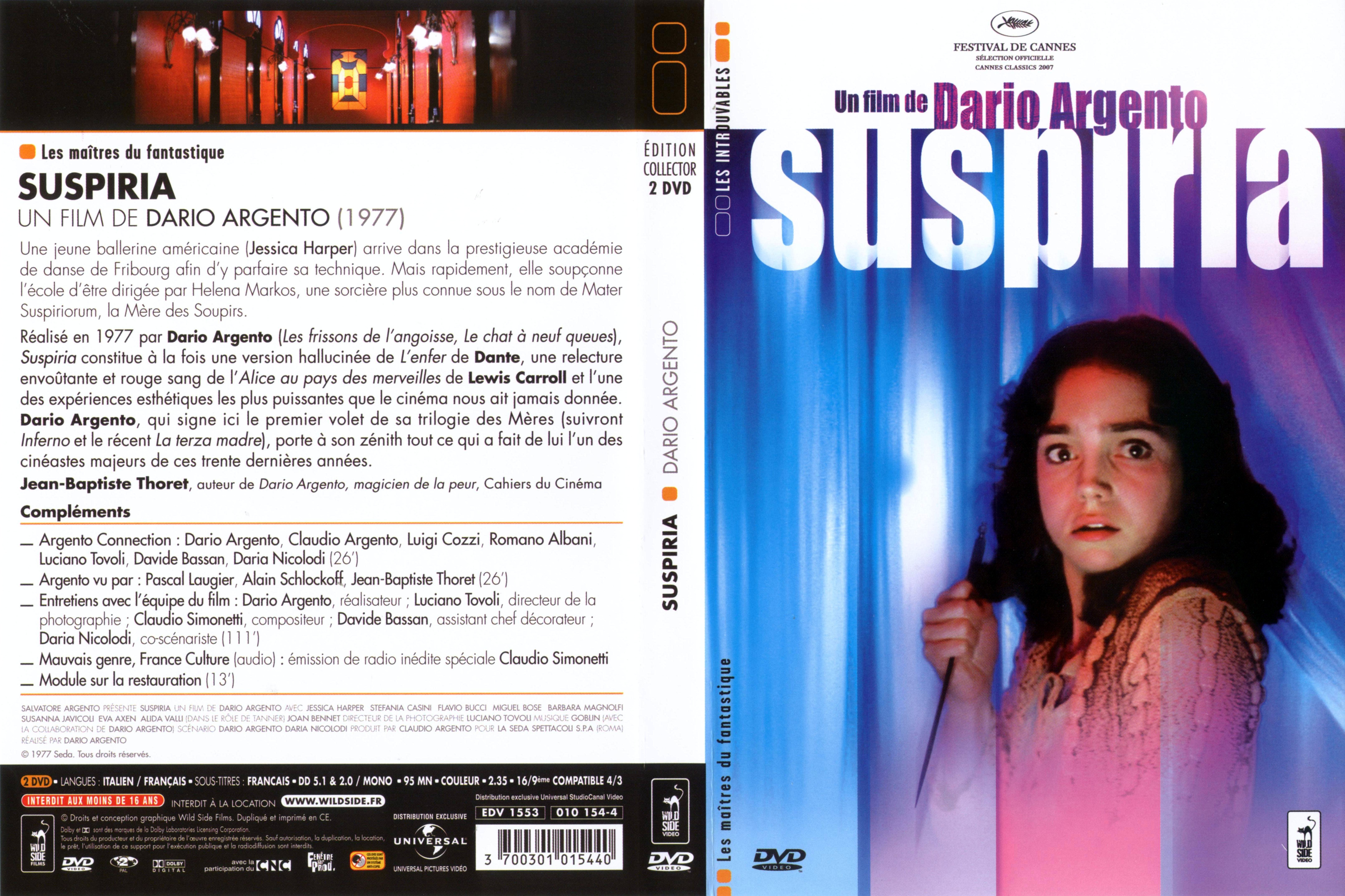 Jaquette DVD Suspiria v3