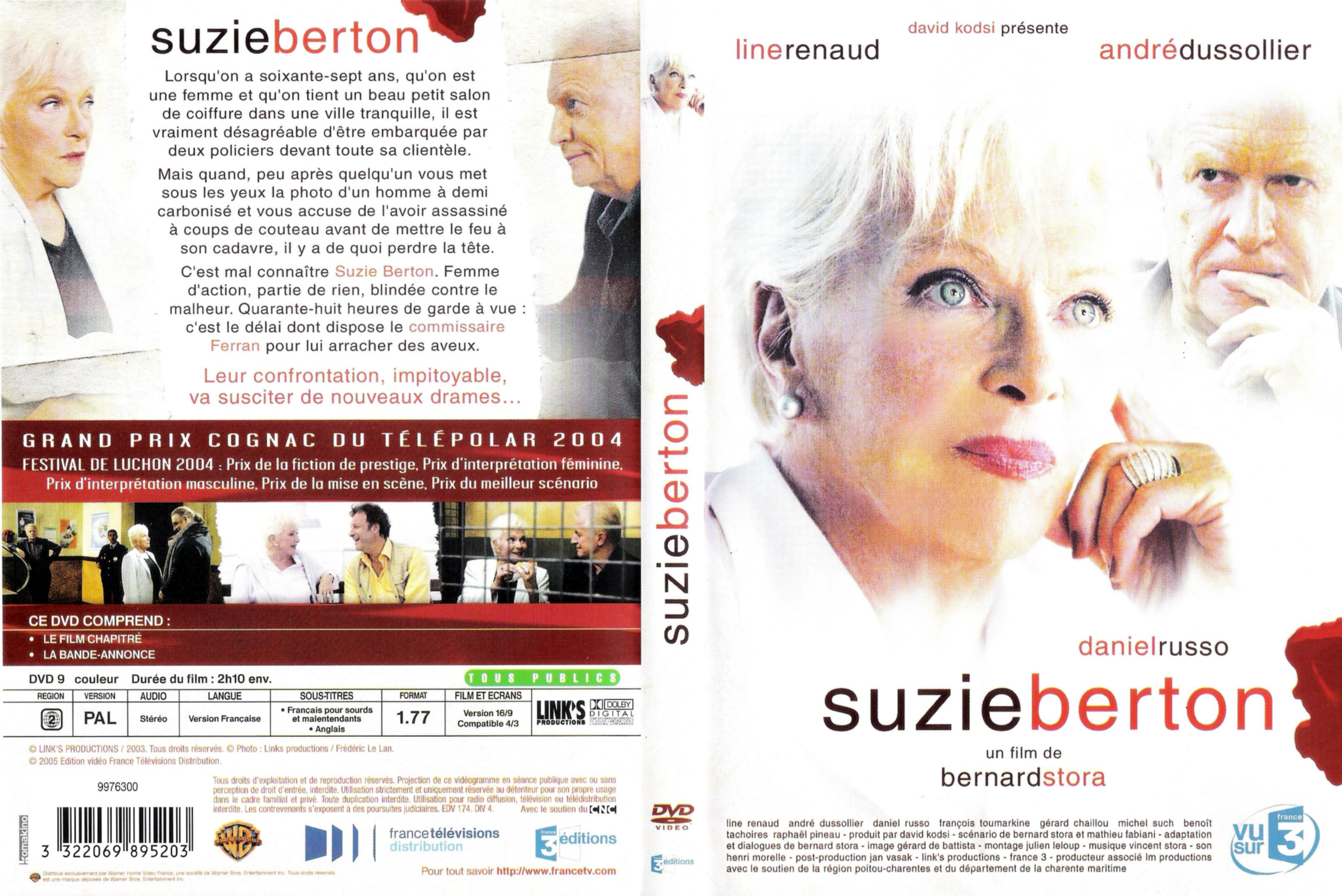 Jaquette DVD Suzie Berton