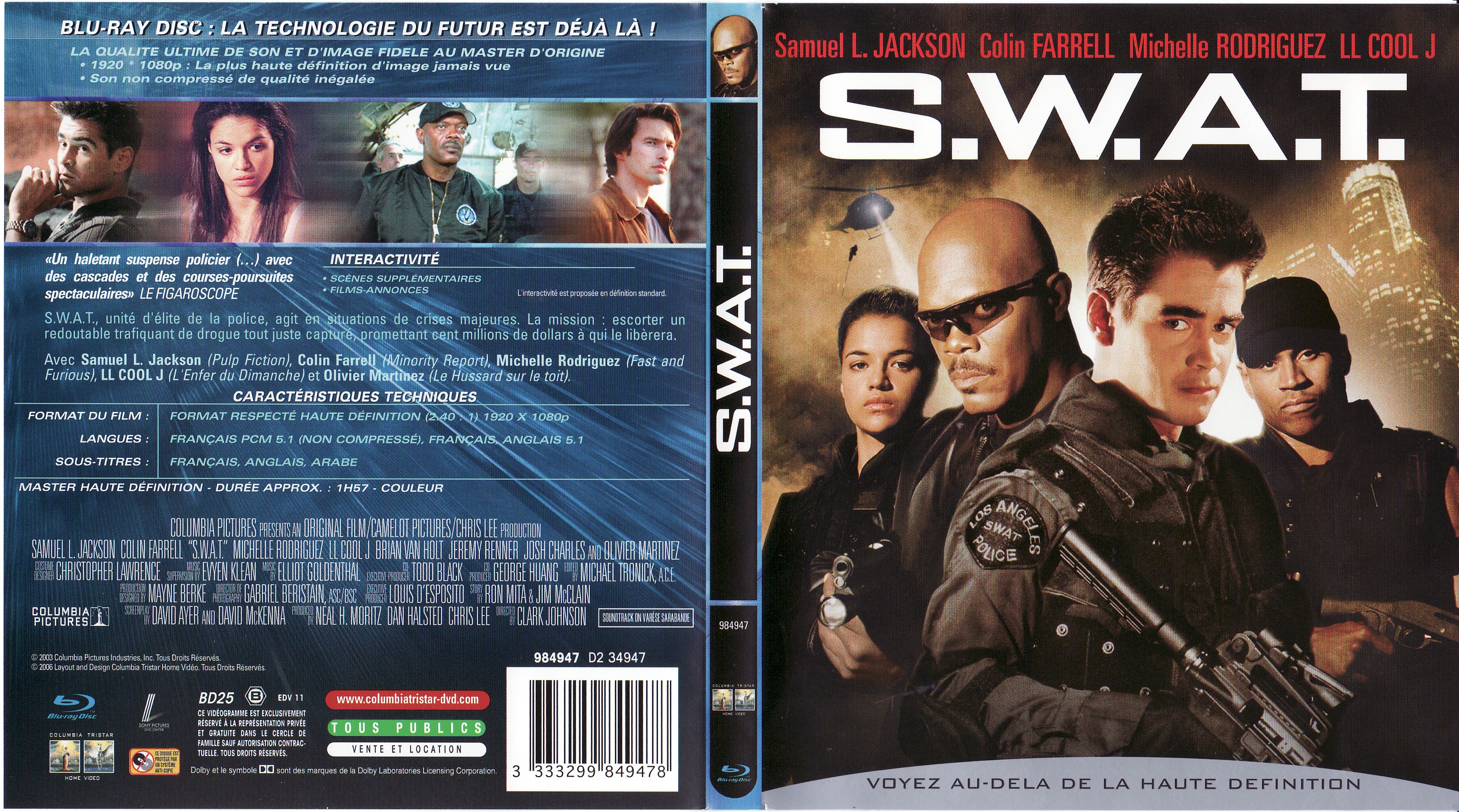 Jaquette DVD Swat (BLU-RAY)