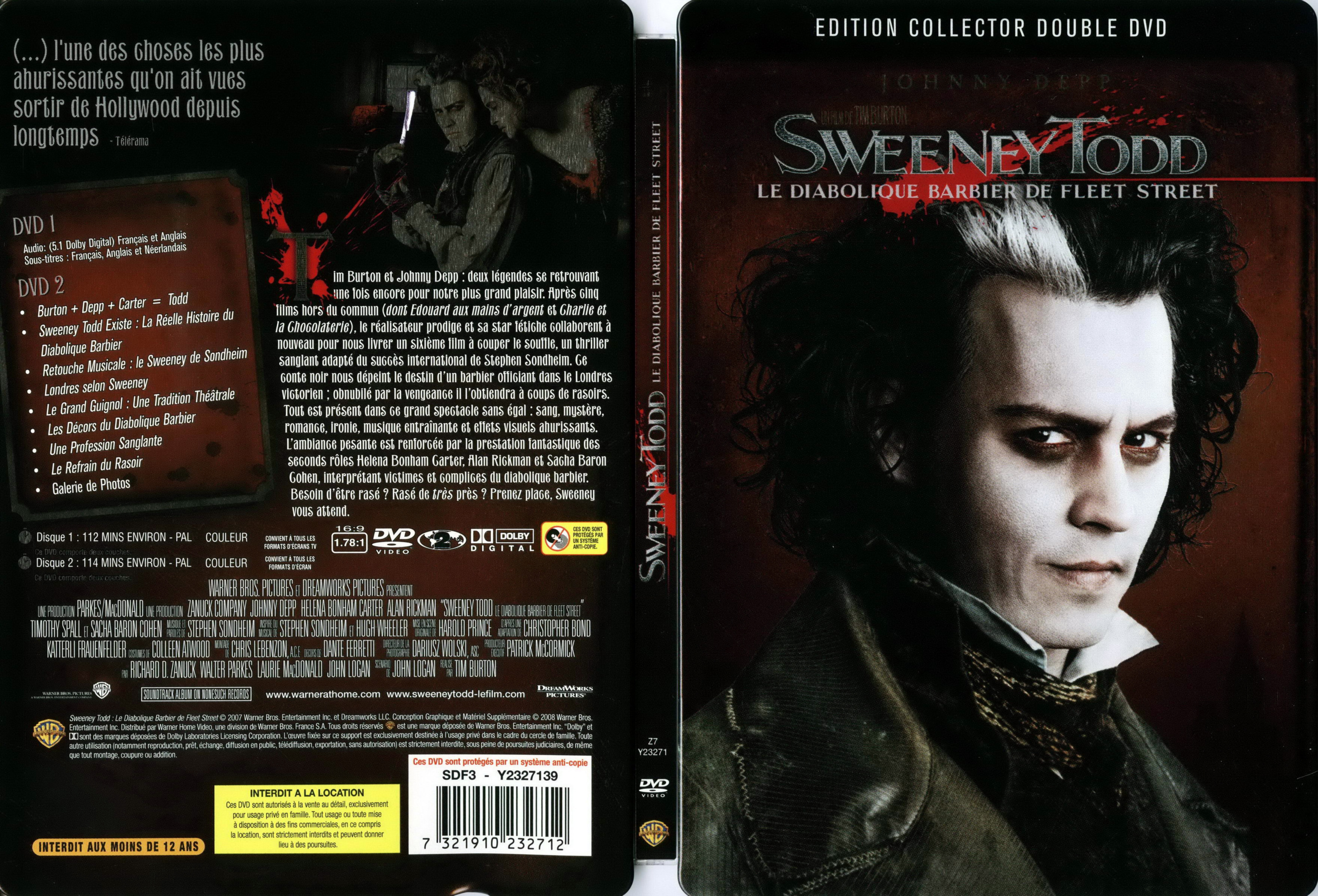 Jaquette DVD Sweeney Todd v2