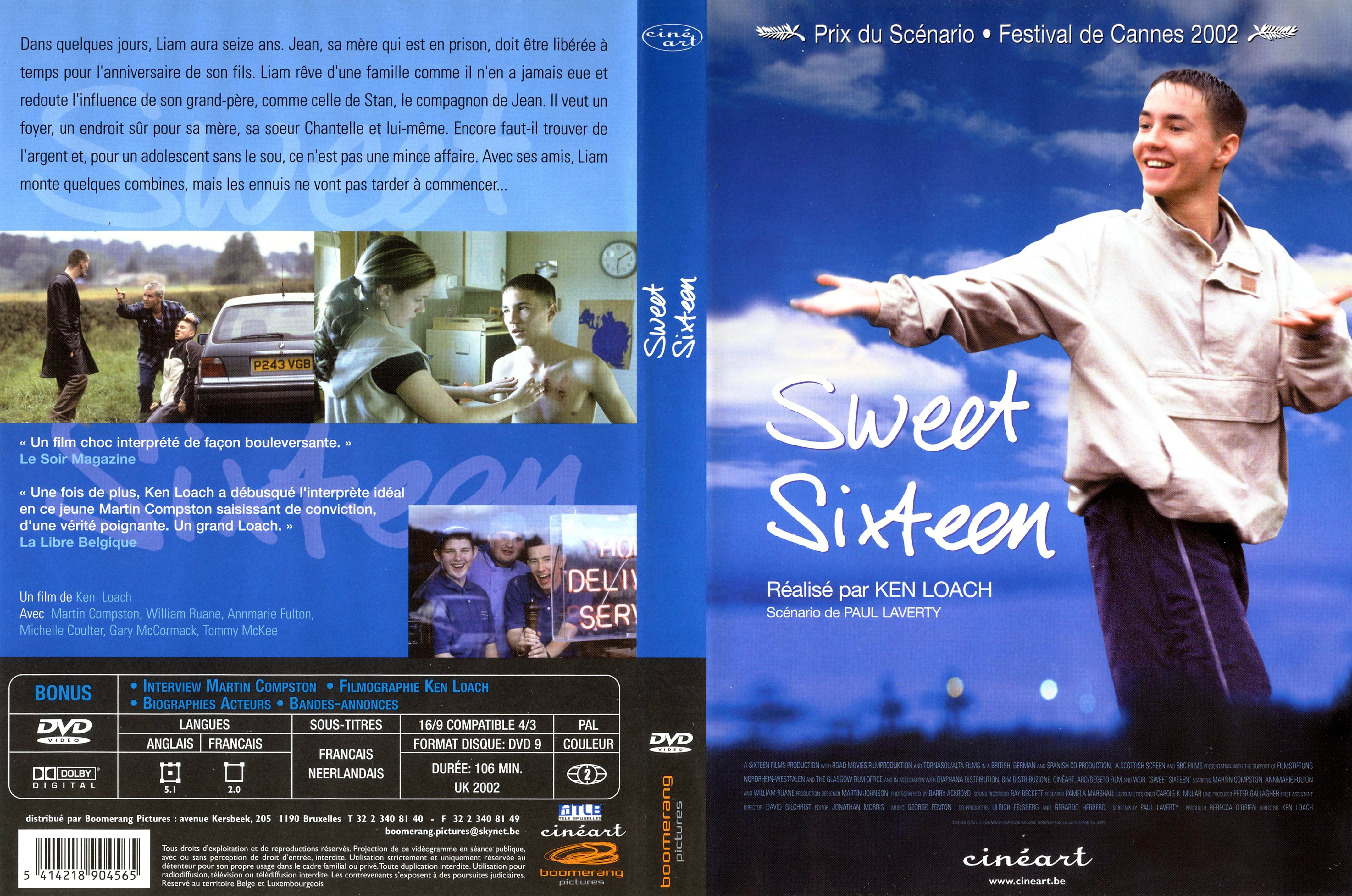 Jaquette DVD Sweet sixteen