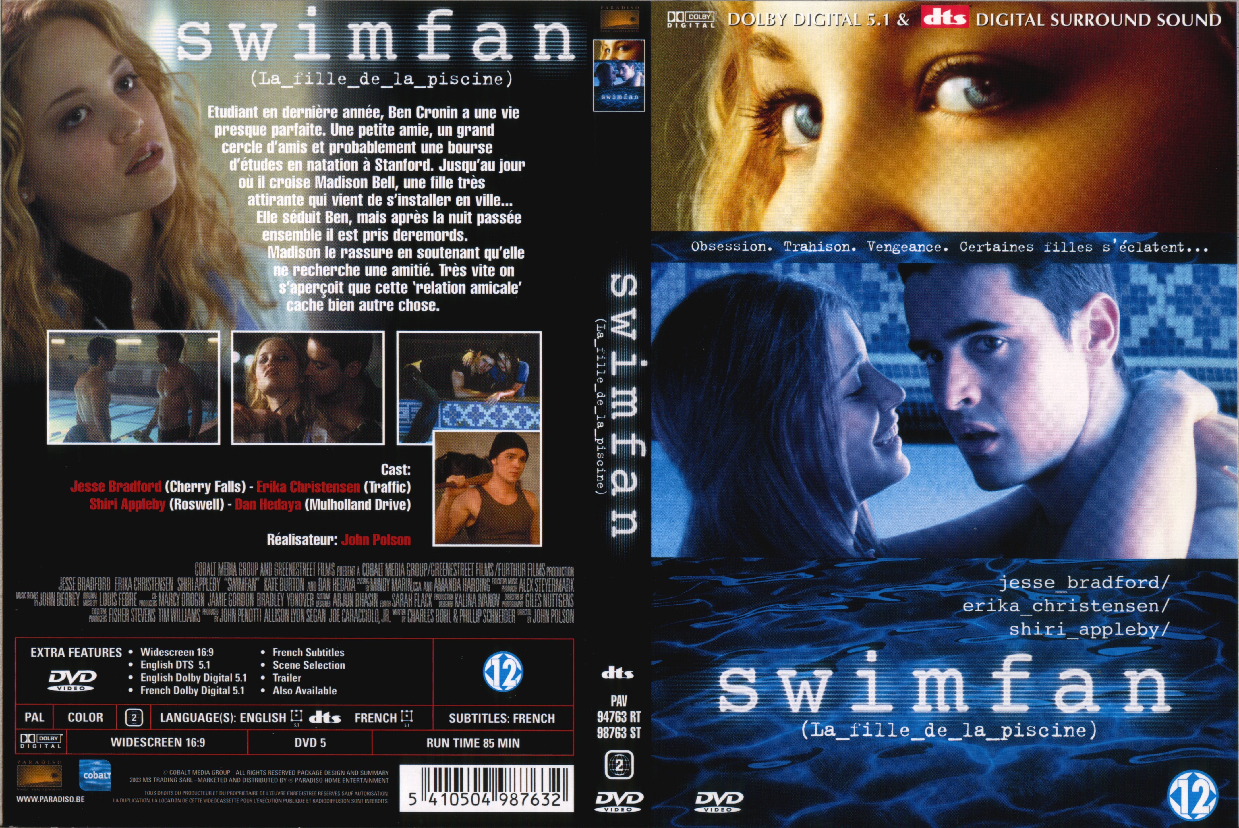 Jaquette DVD Swimfan v2