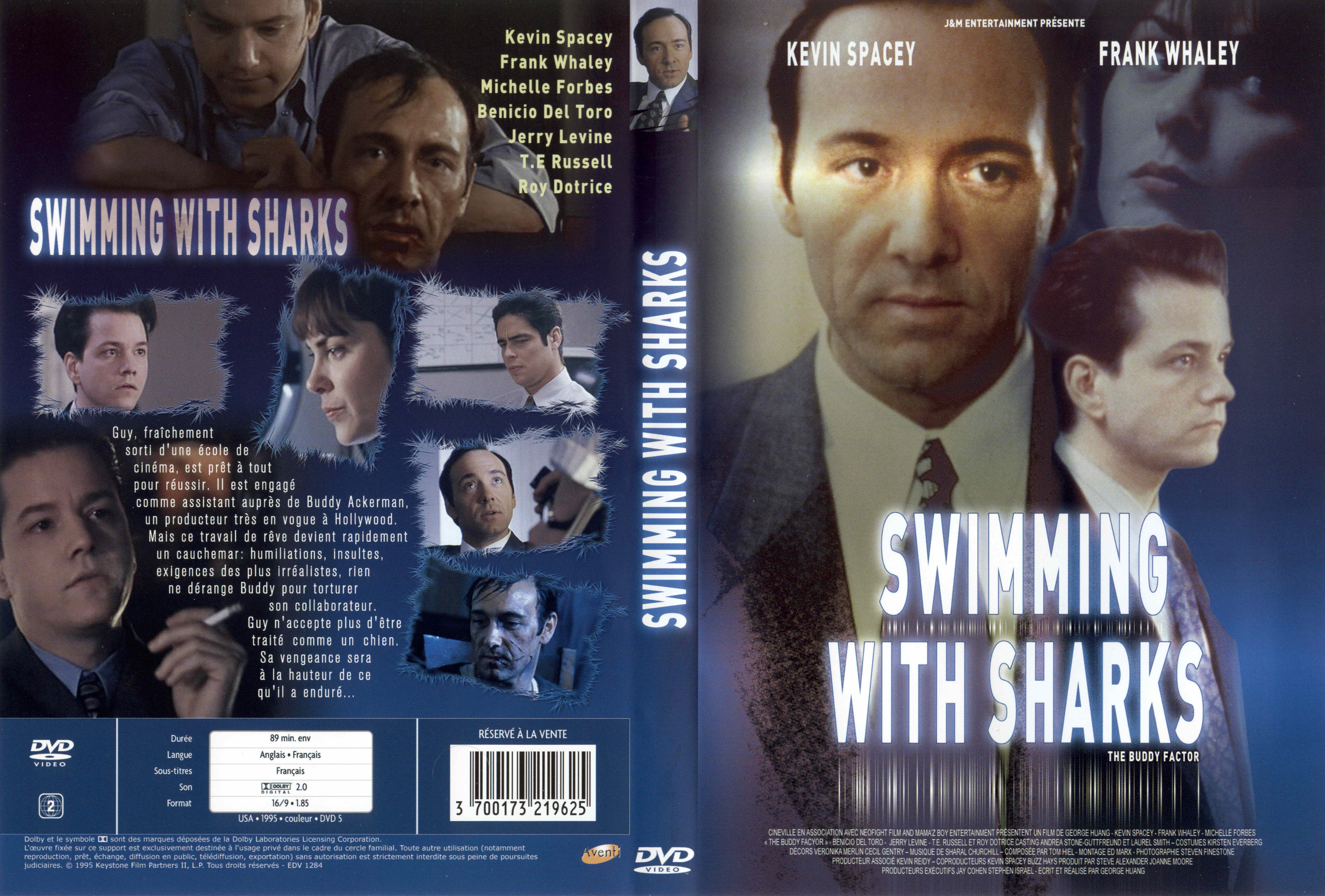 Jaquette DVD Swimming with sharks v2