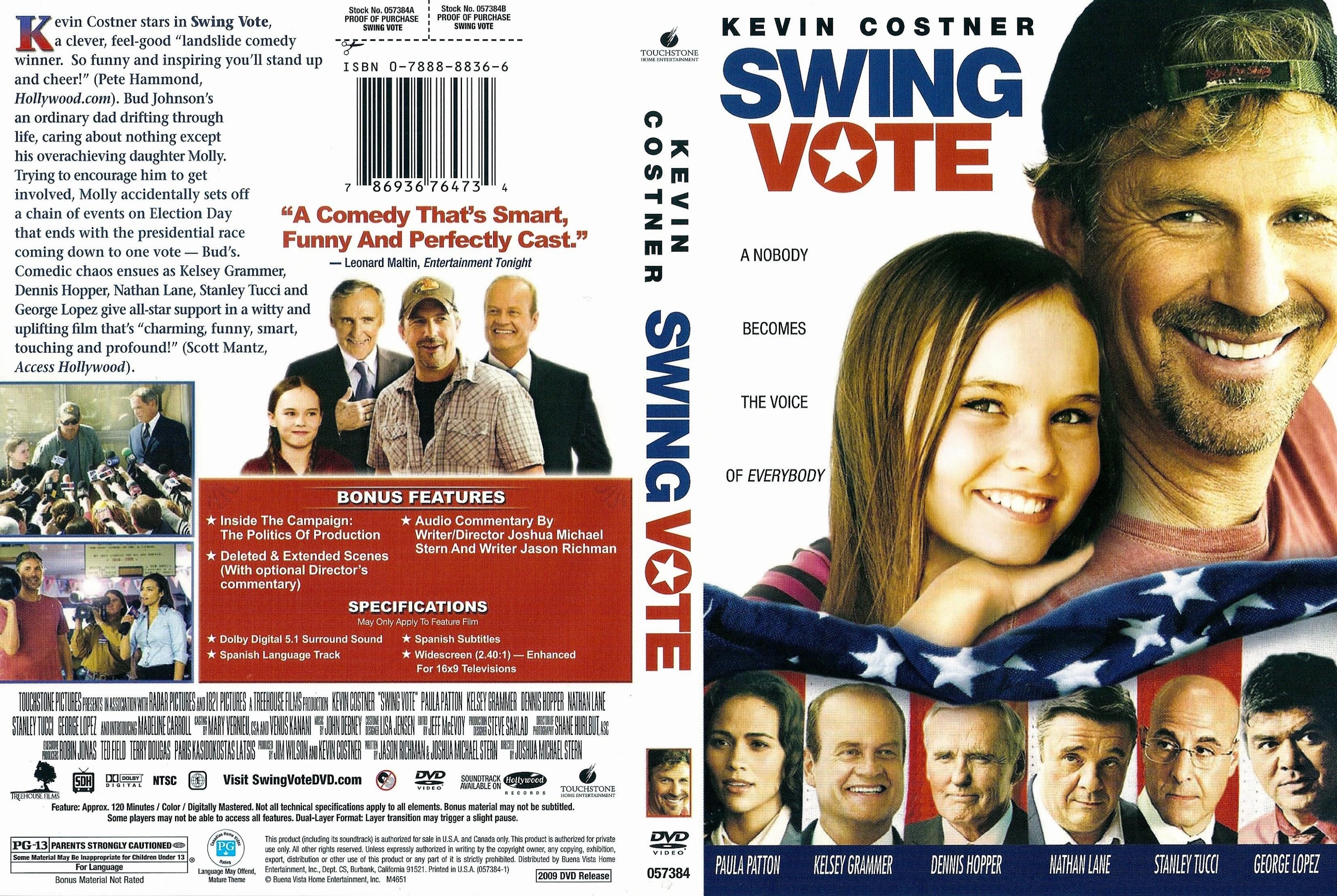 Jaquette DVD Swing Vote Zone 1