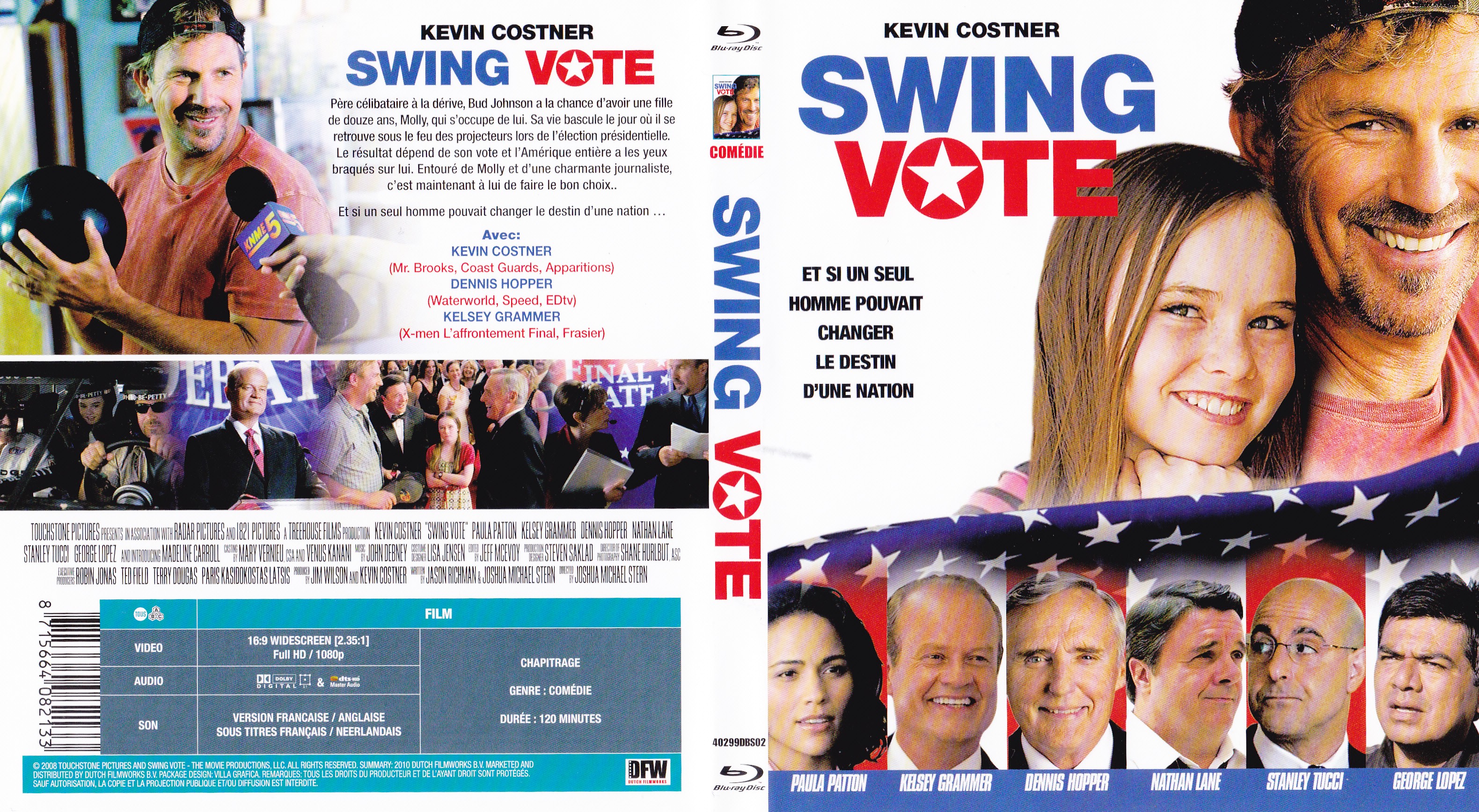 Jaquette DVD Swing Vote (BLU-RAY)