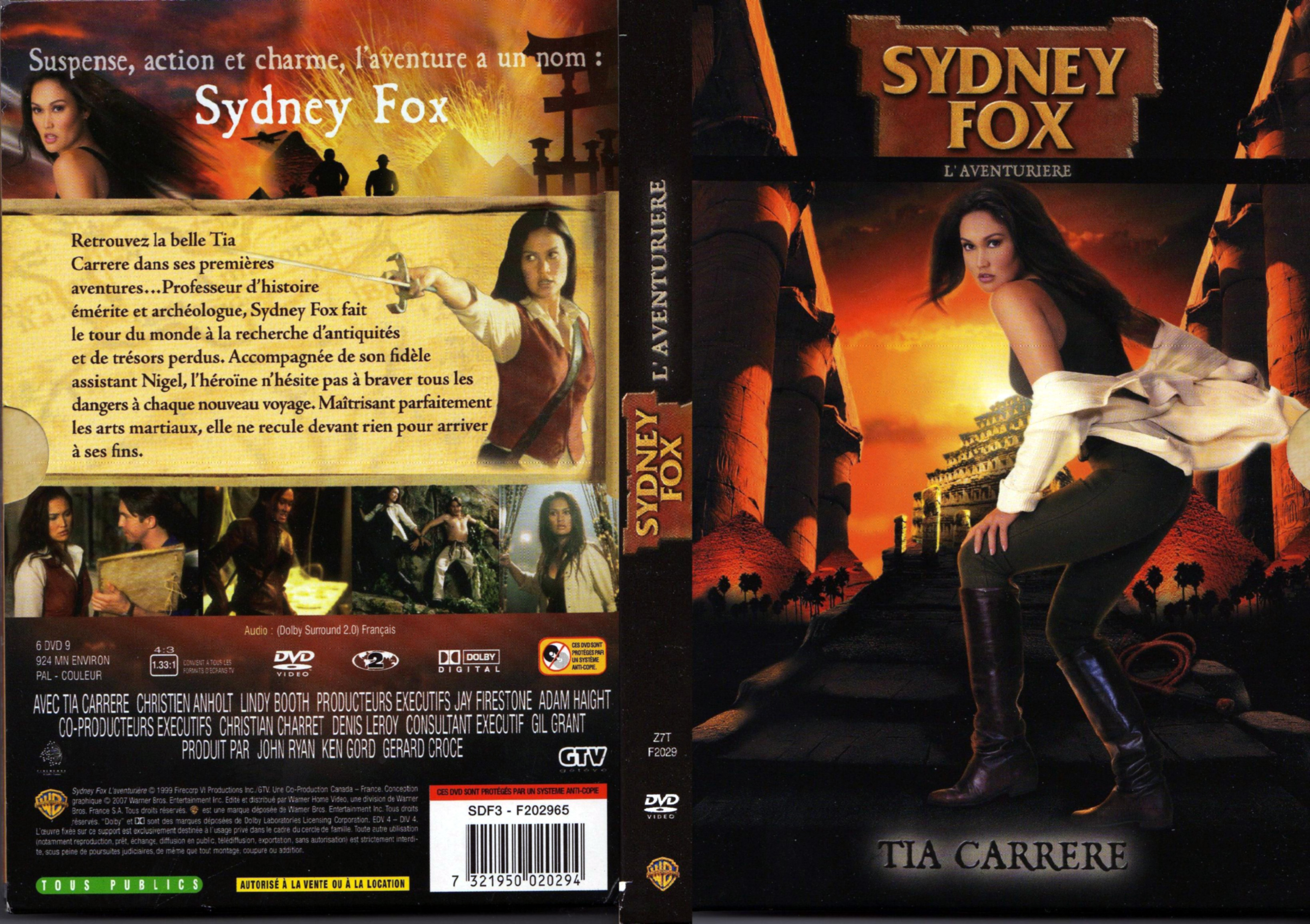 Jaquette DVD Sydney Fox Saison 1