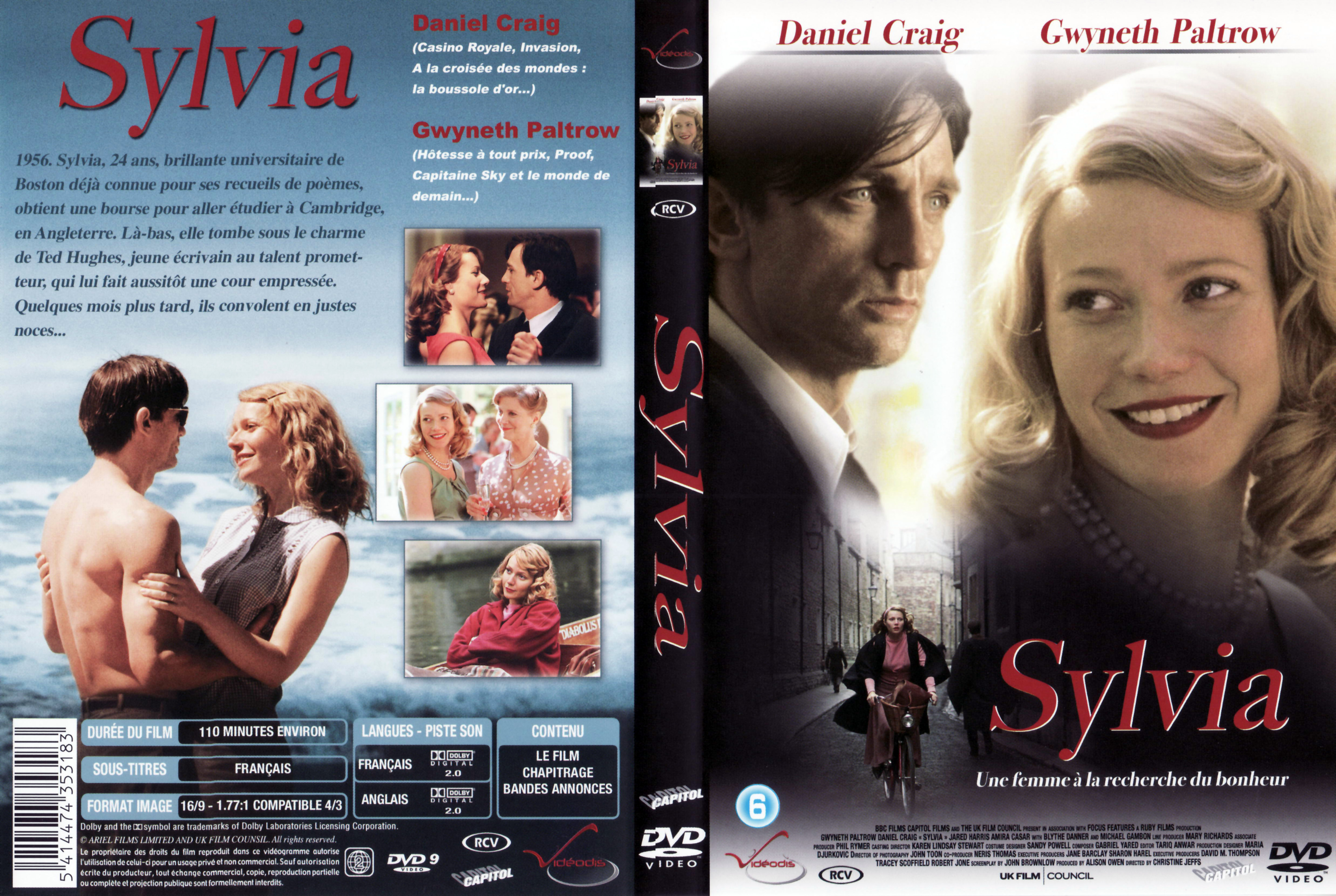 Jaquette DVD Sylvia (2003)
