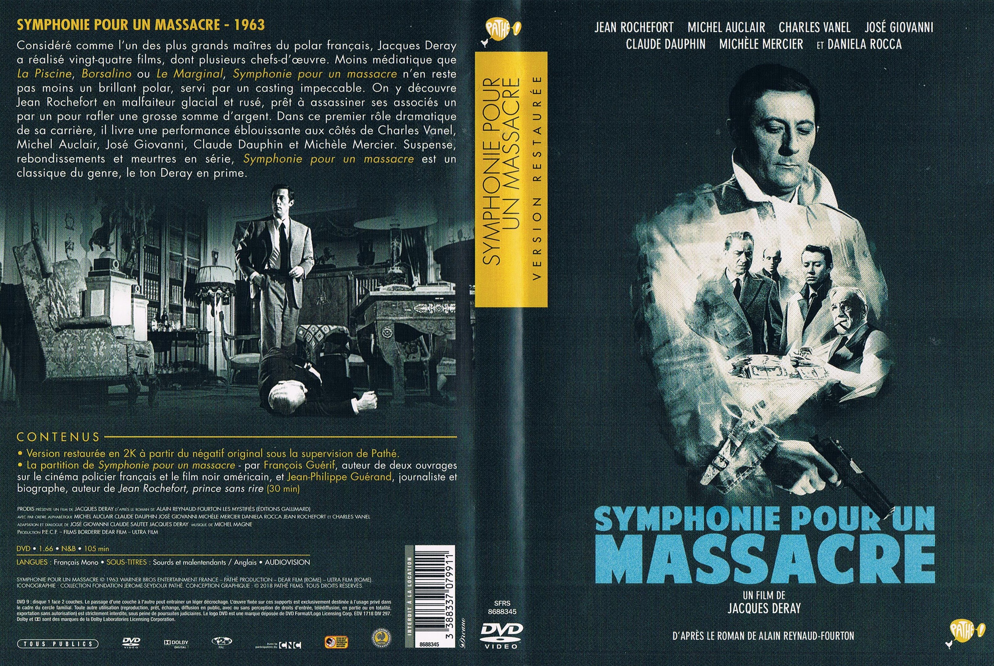 Jaquette DVD Symphonie pour un massacre