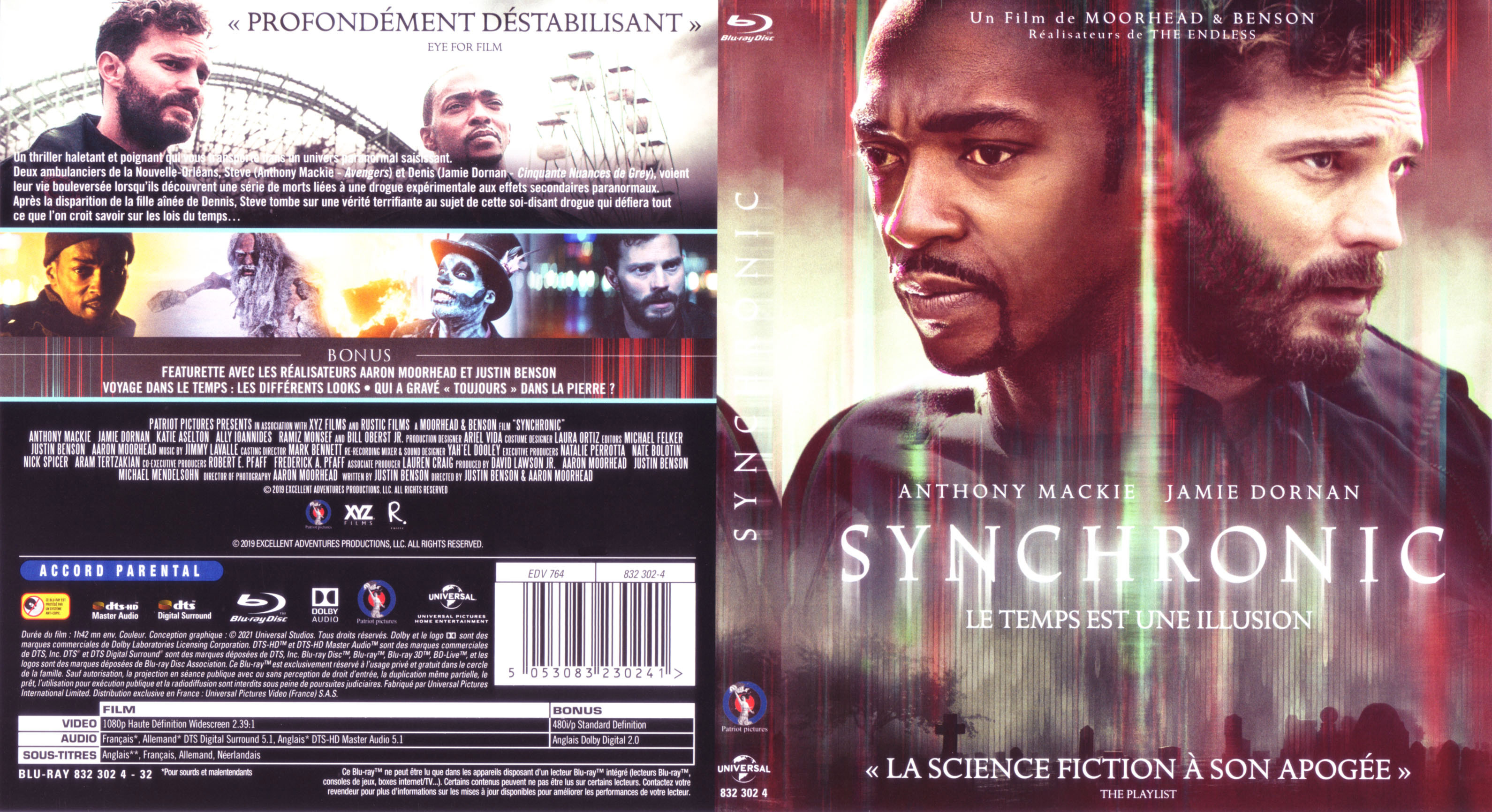 Jaquette DVD Synchronic (BLU-RAY)