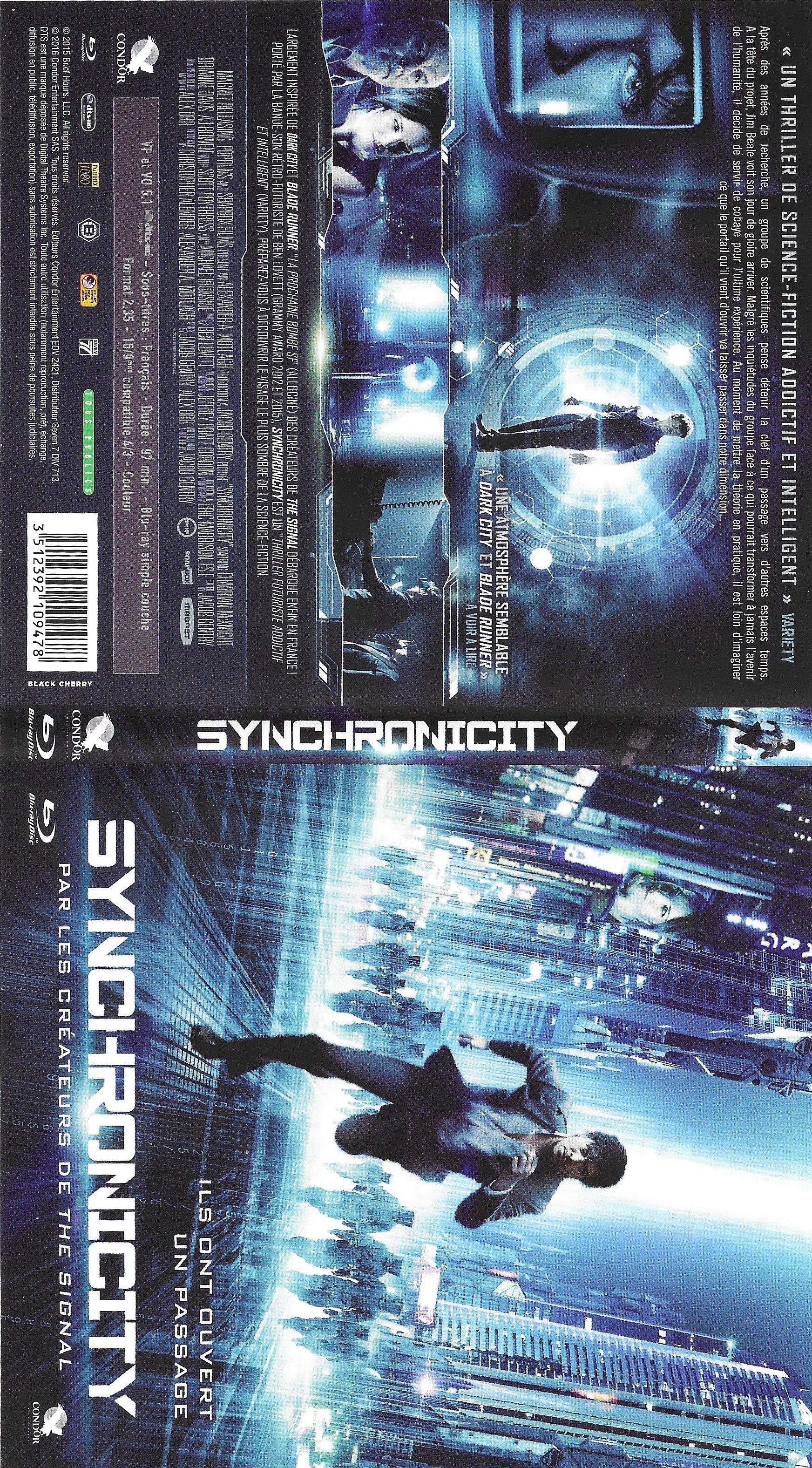 Jaquette DVD Synchronicity (BLU-RAY)
