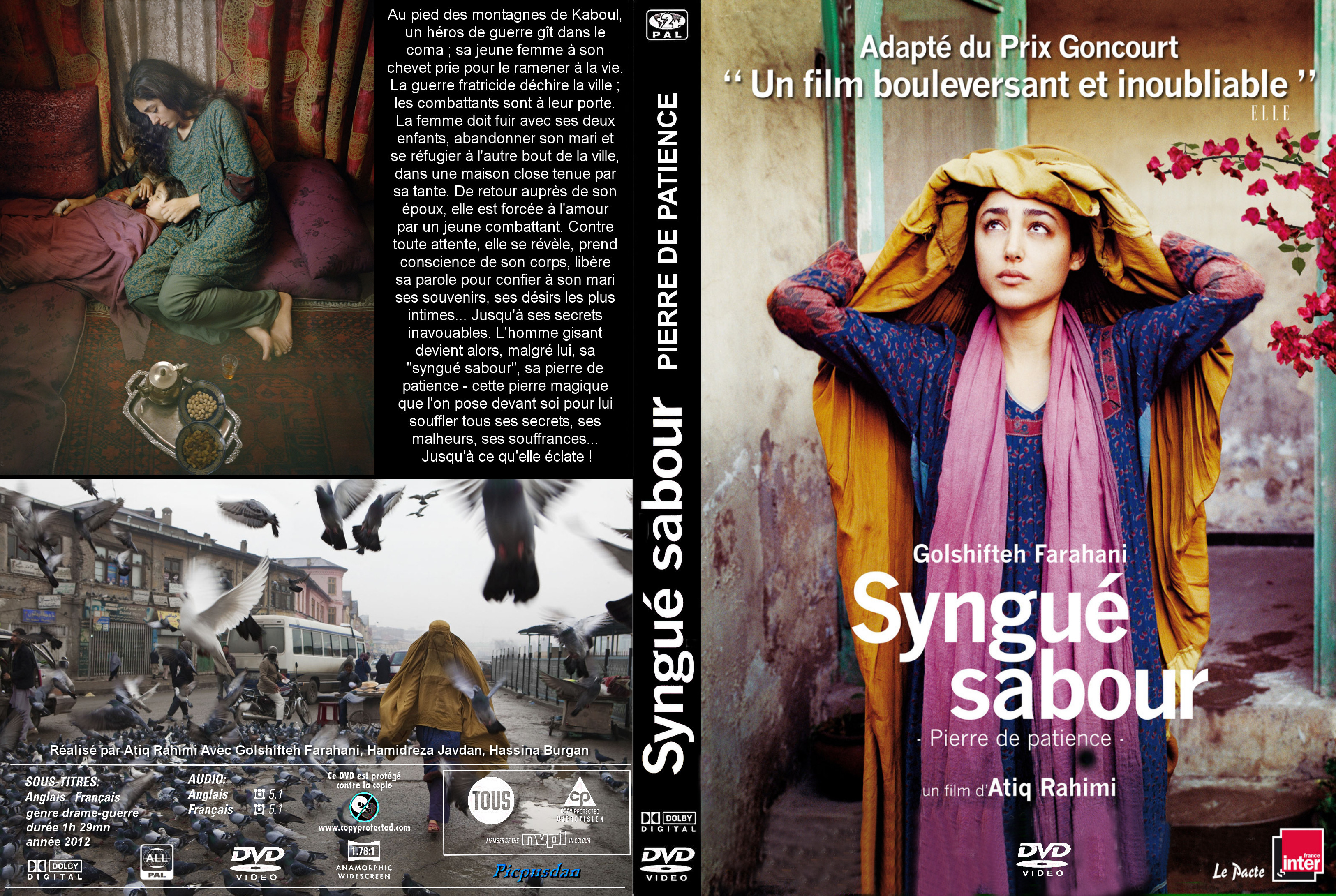 Jaquette DVD Syngu Sabour Pierre de patience custom