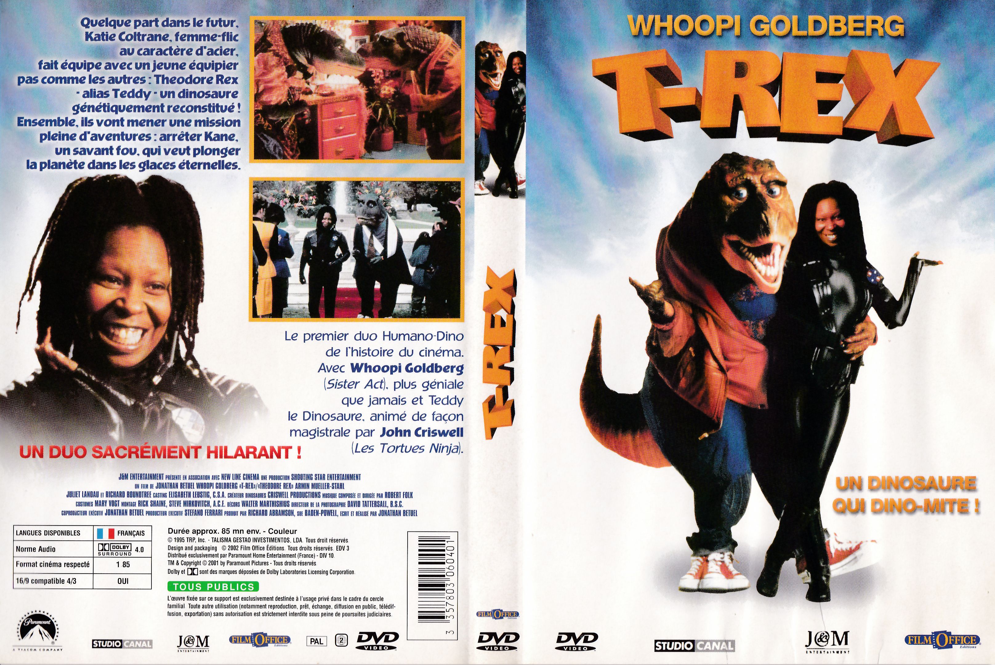 Jaquette DVD T-REX Alias Theodore Rex 