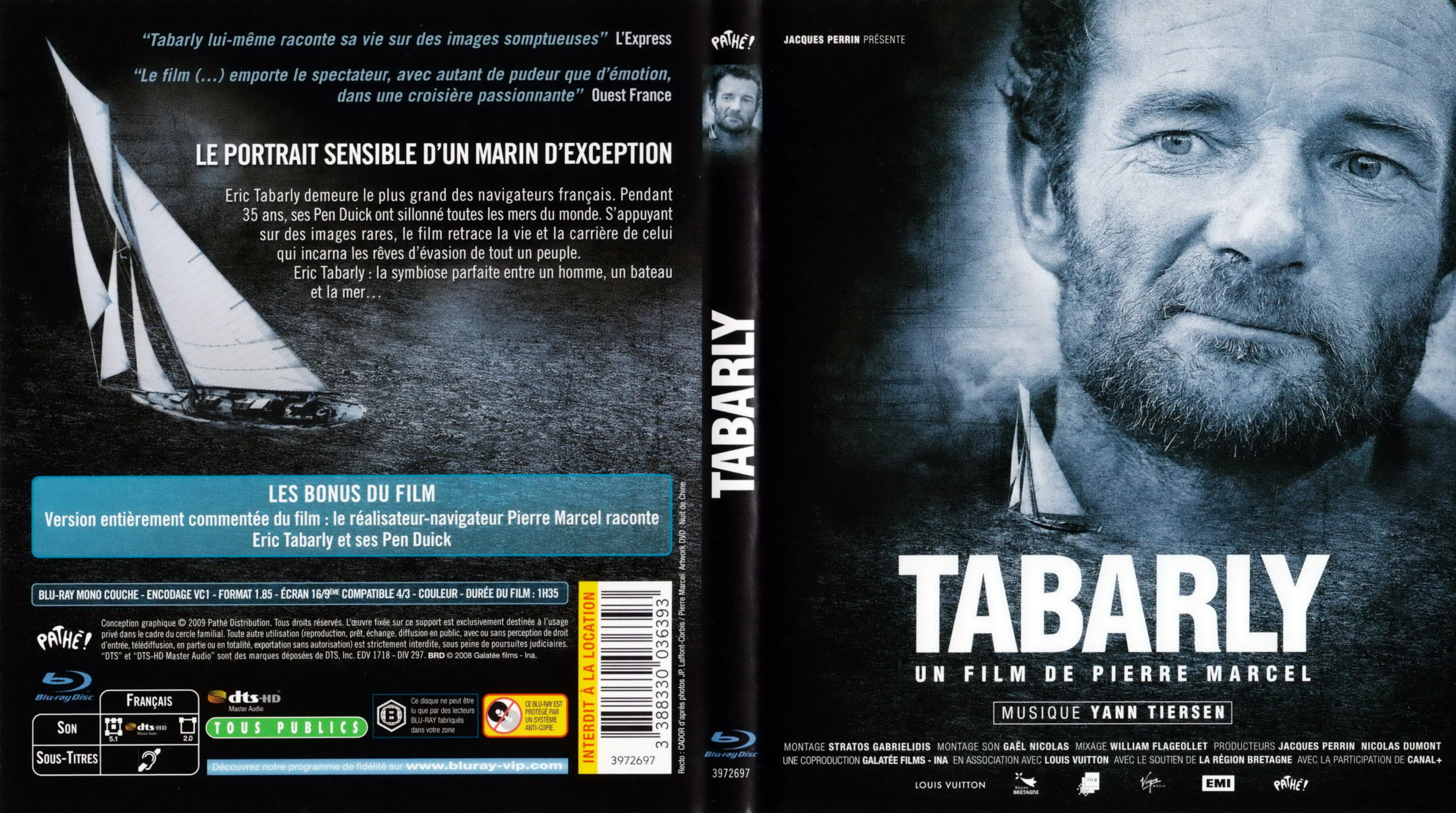 Jaquette DVD Tabarly (BLU-RAY)