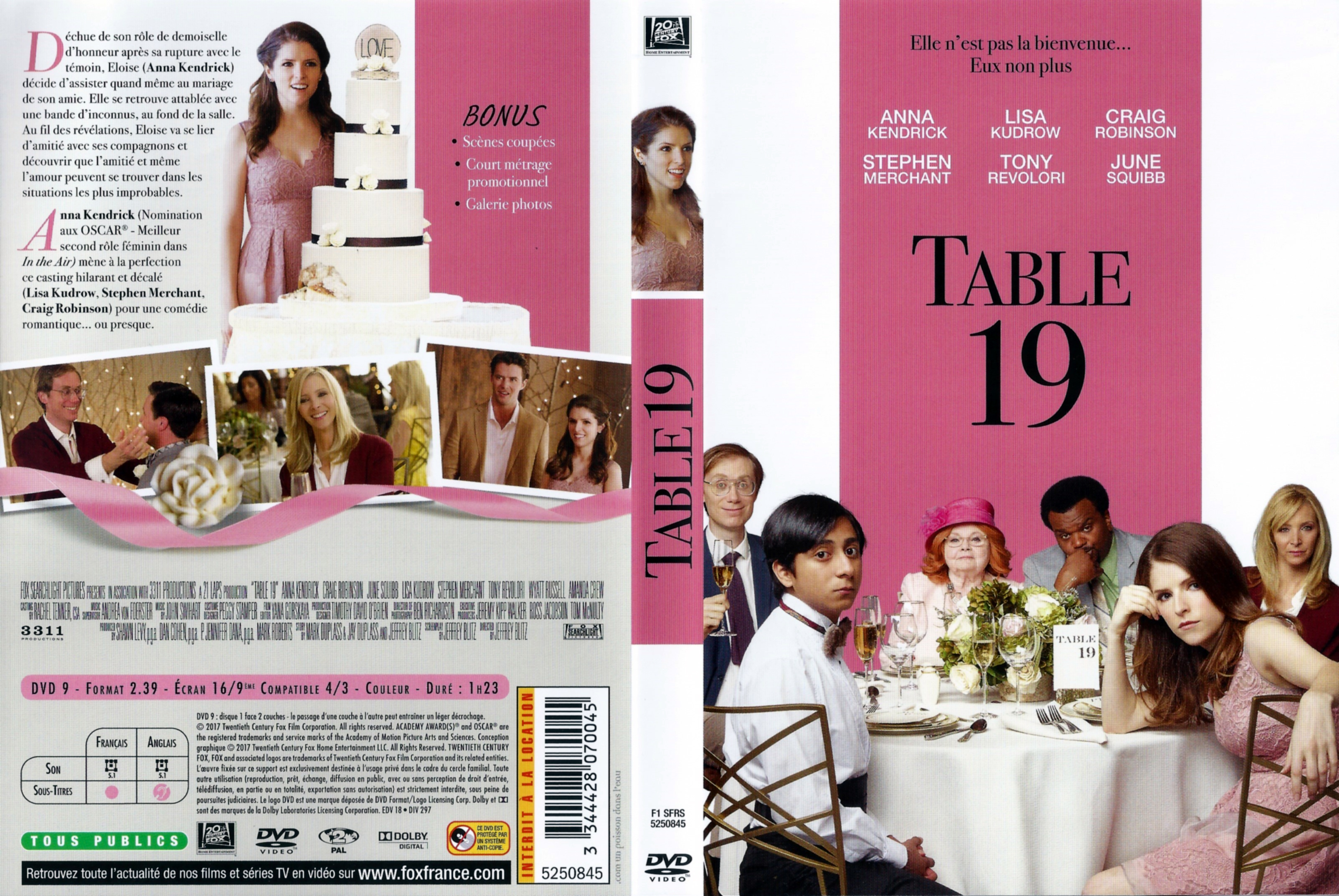 Jaquette DVD Table 19