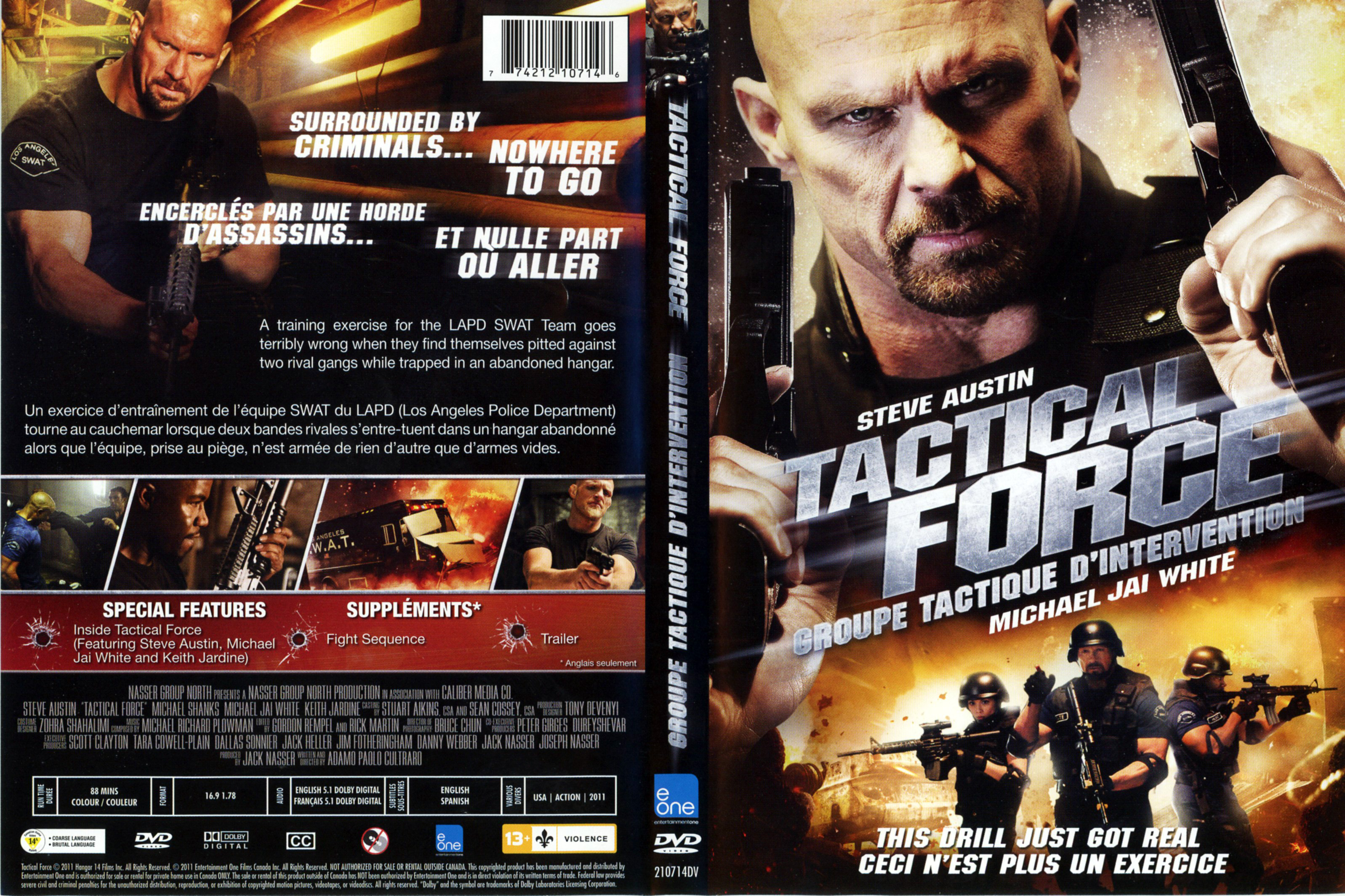 Jaquette DVD Tactical Force (Canadienne)