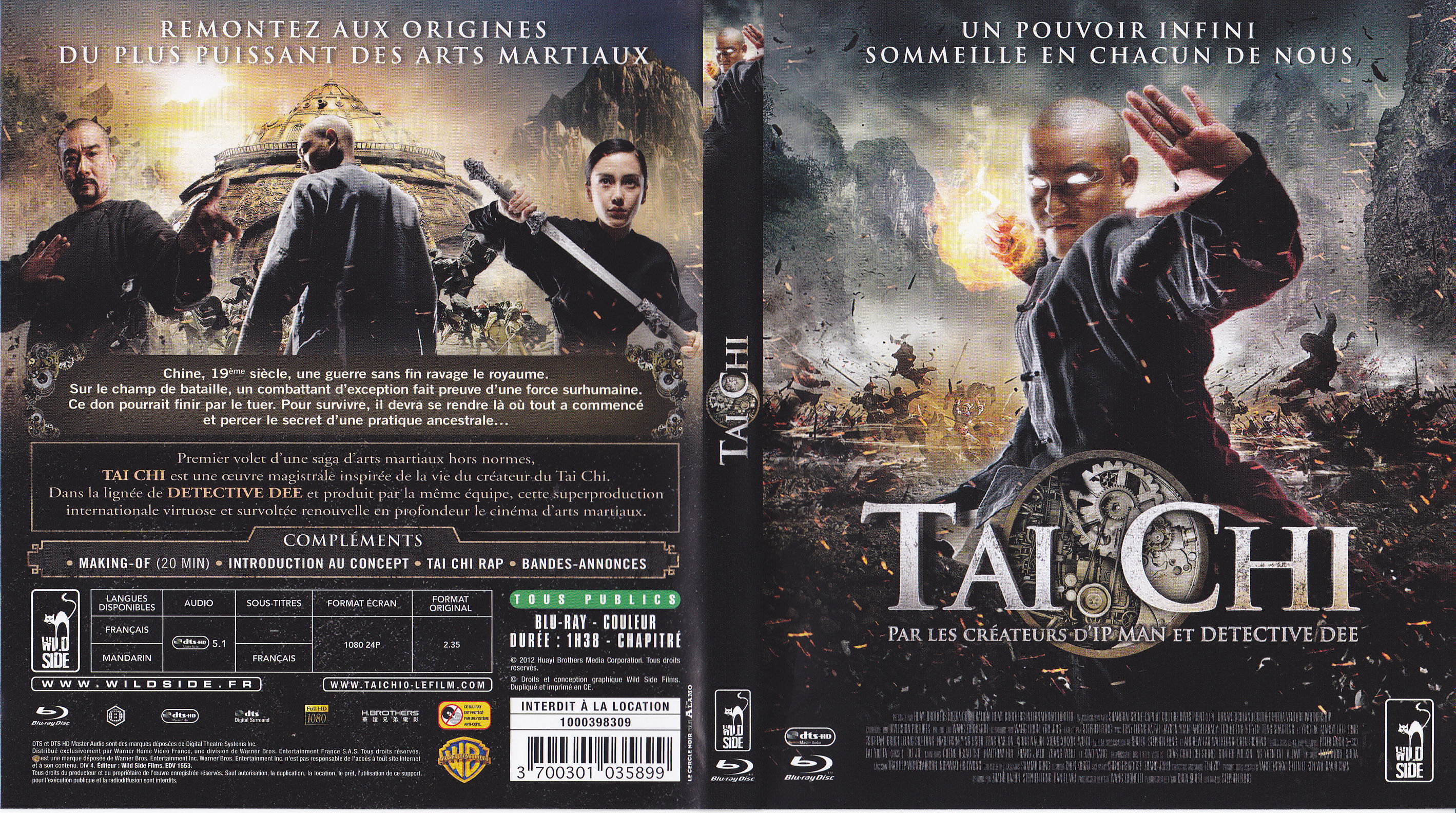 Jaquette DVD Tai chi zero (BLU-RAY)